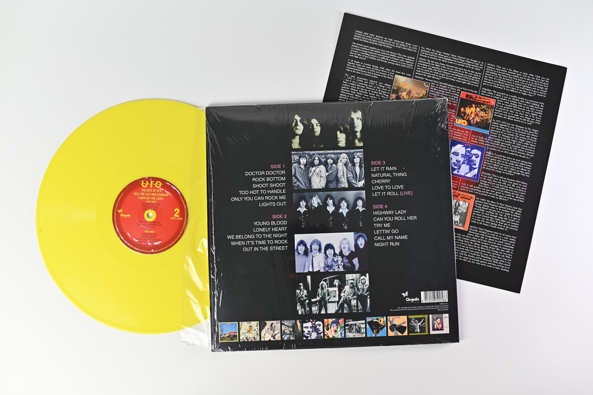 UFO - The Best of UFO: Will The Last Man Standing [Turn Out The Light] on Chrysalis - Colored Vinyl