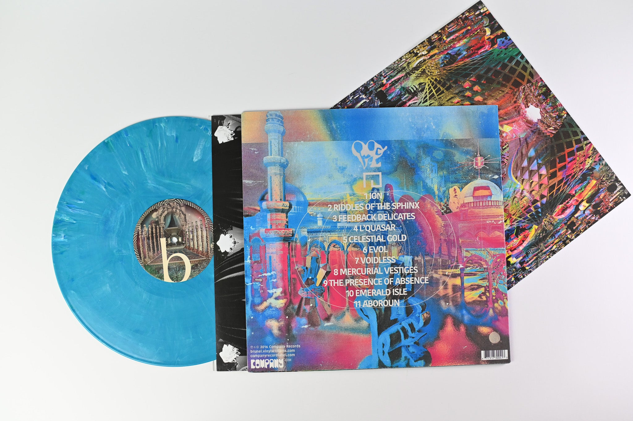 Vinyl Williams - Brunei on Company Records - Turquoise Vinyl