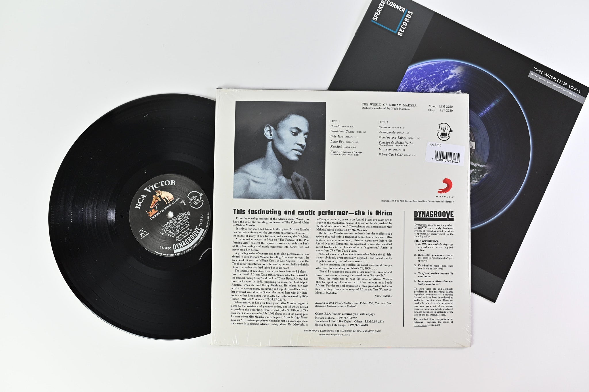 Miriam Makeba - The World Of Miriam Makeba on Speakers Corner Records