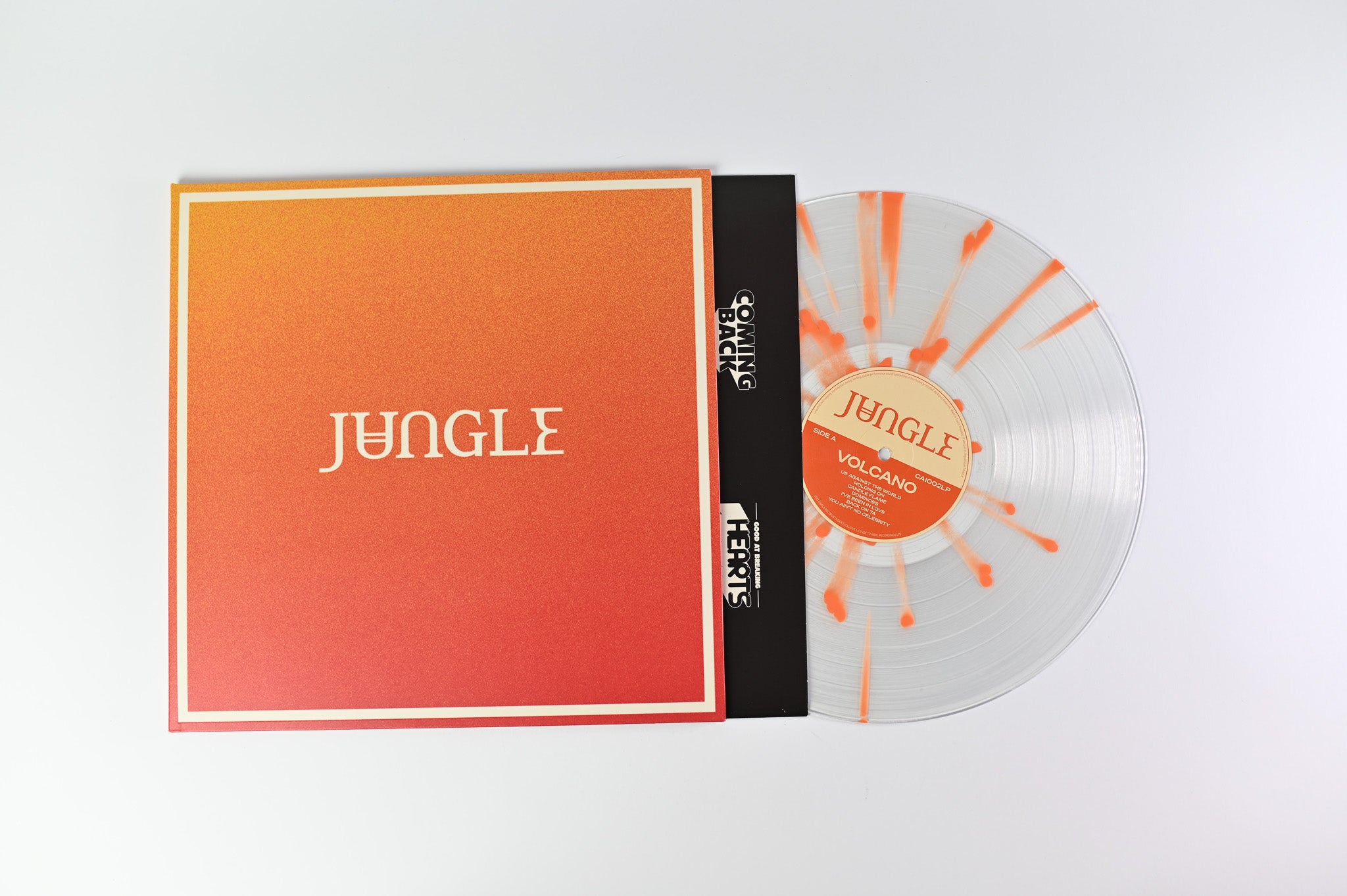 Jungle - Volcano on Caiola Records - Splatter Vinyl