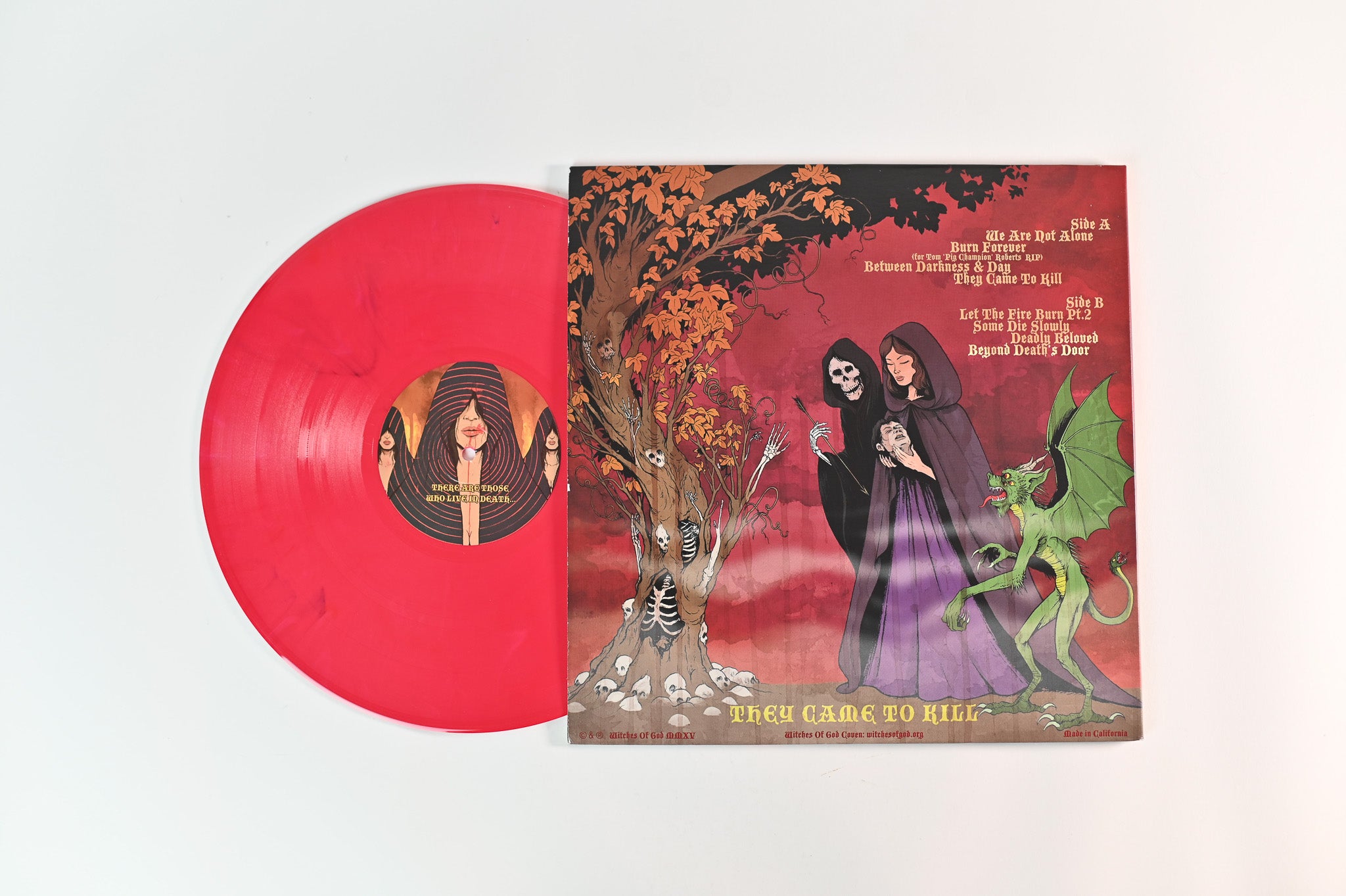 Witches Of God - They Came To Kill Ltd. Self-released on Red Vinyl