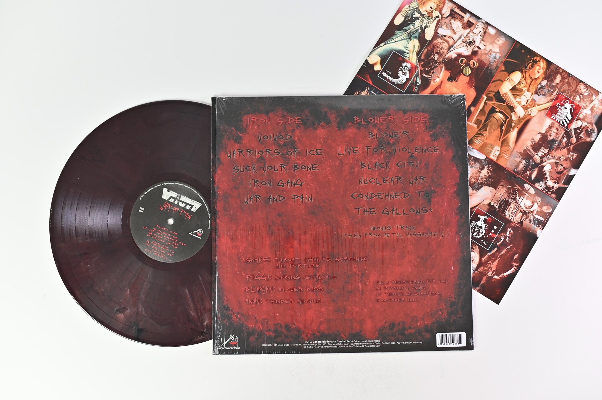 Voïvod - War And Pain on Metal Blade Ltd Purple Deep/Black Marbled Reissue