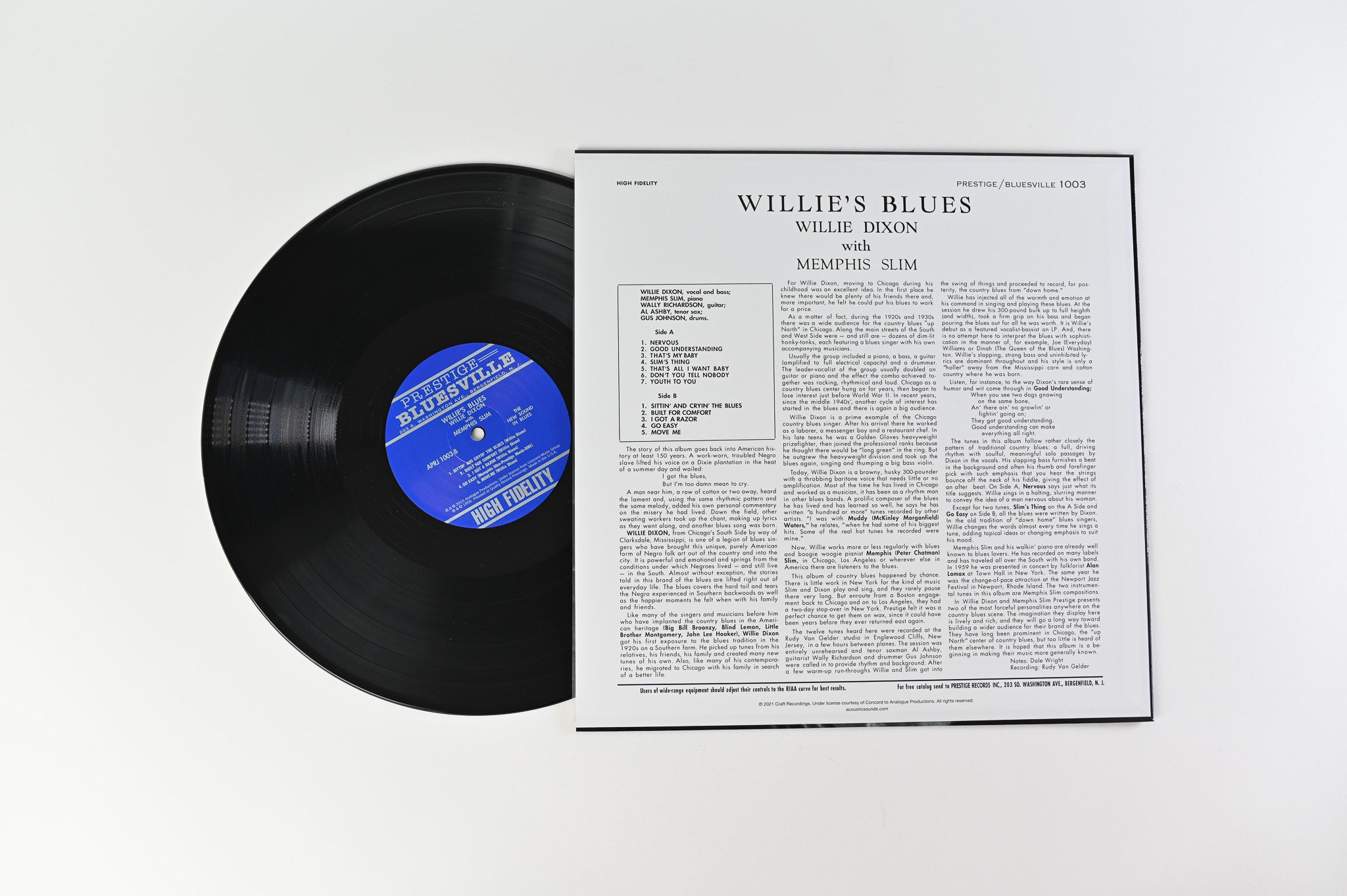 Willie Dixon - Willie's Blues on Analogue Productions