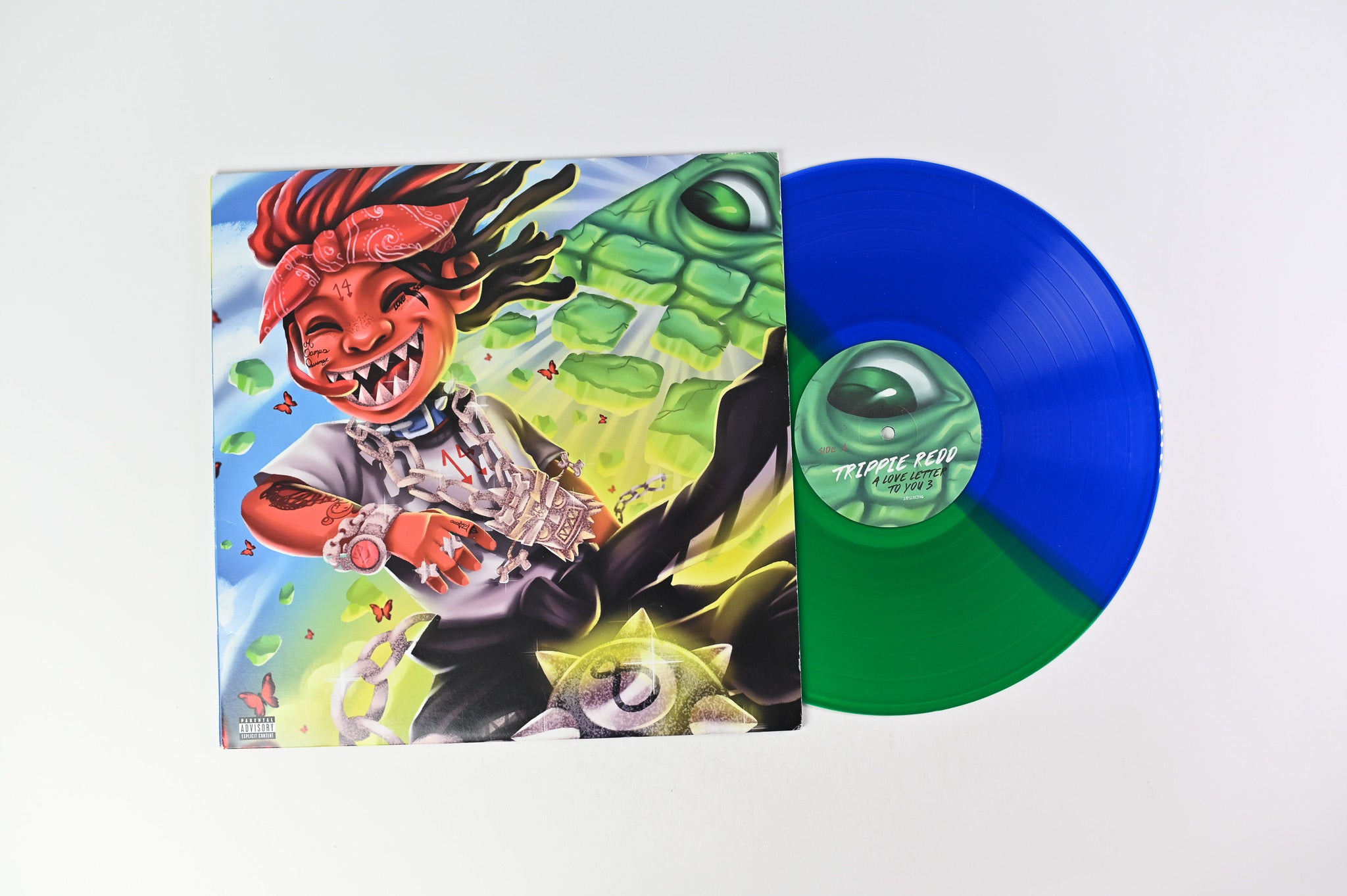 Trippie Redd - A Love Letter To You 3 on TenThousand Projects Ltd Blue Green Split