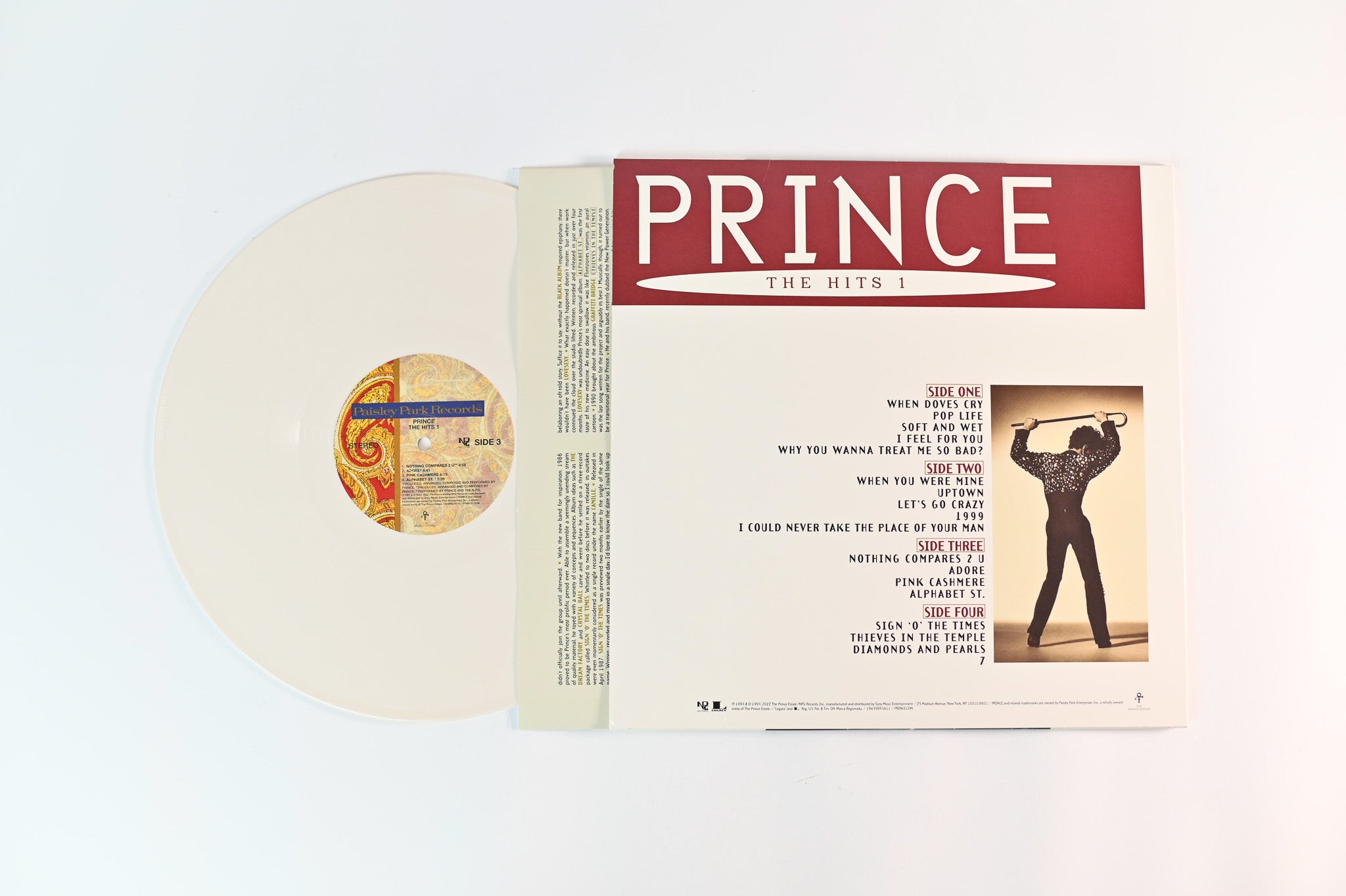 Prince - The Hits 1 on NPG Records / Legacy - White Vinyl