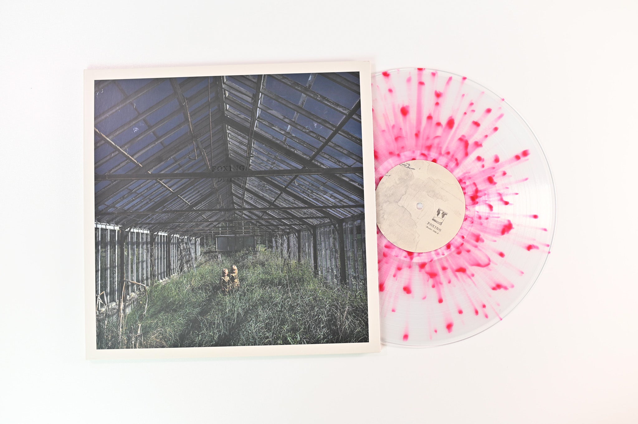 Foxing - Dealer on Triple Crown Records - Clear w/ Red Splatter Vinyl