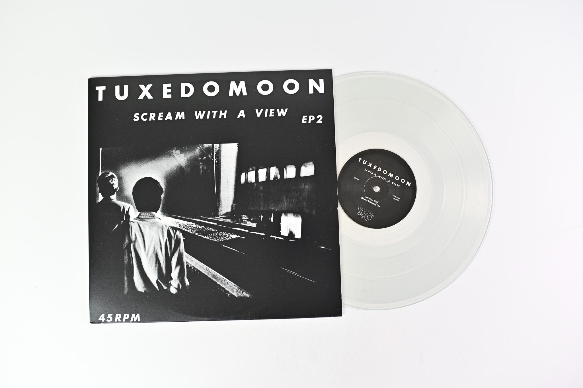 Tuxedomoon - Scream With A View on Superior Viaduct Ltd Clear Vinyl Reissue