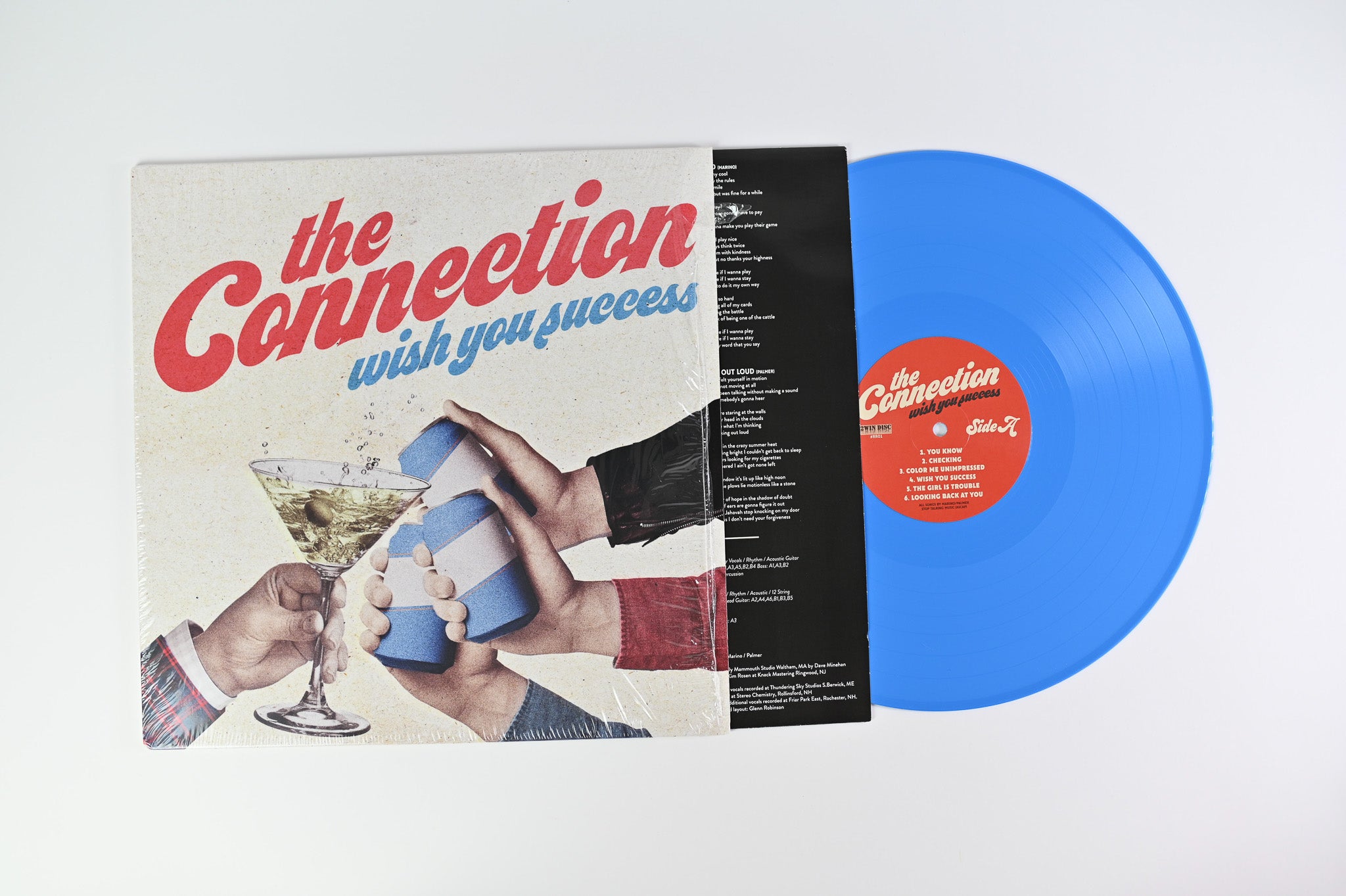 The Connection - Wish You Success on 2WIN DISC Blue Vinyl