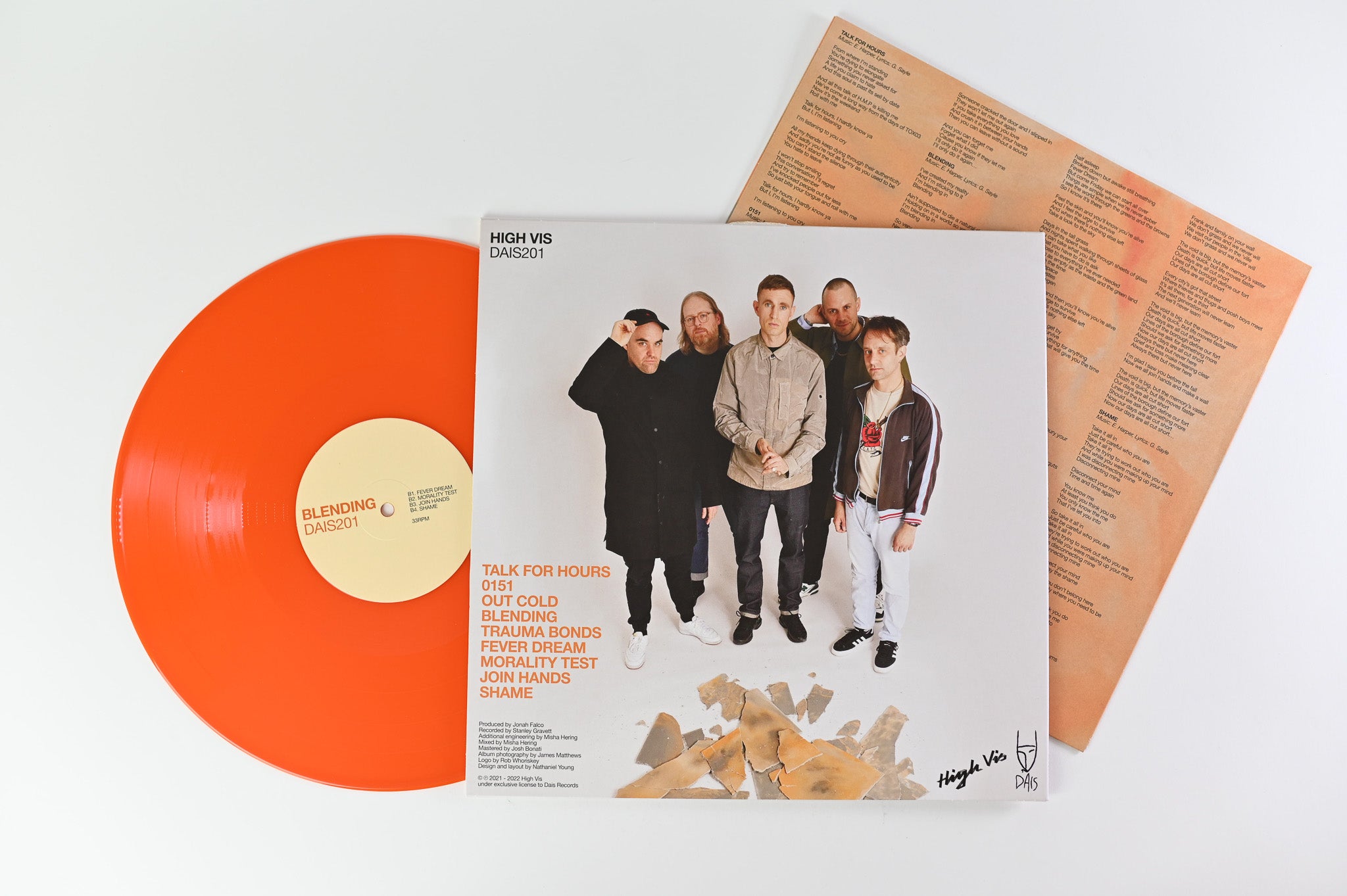 High Vis - Blending on Dais Records - Orange Vinyl