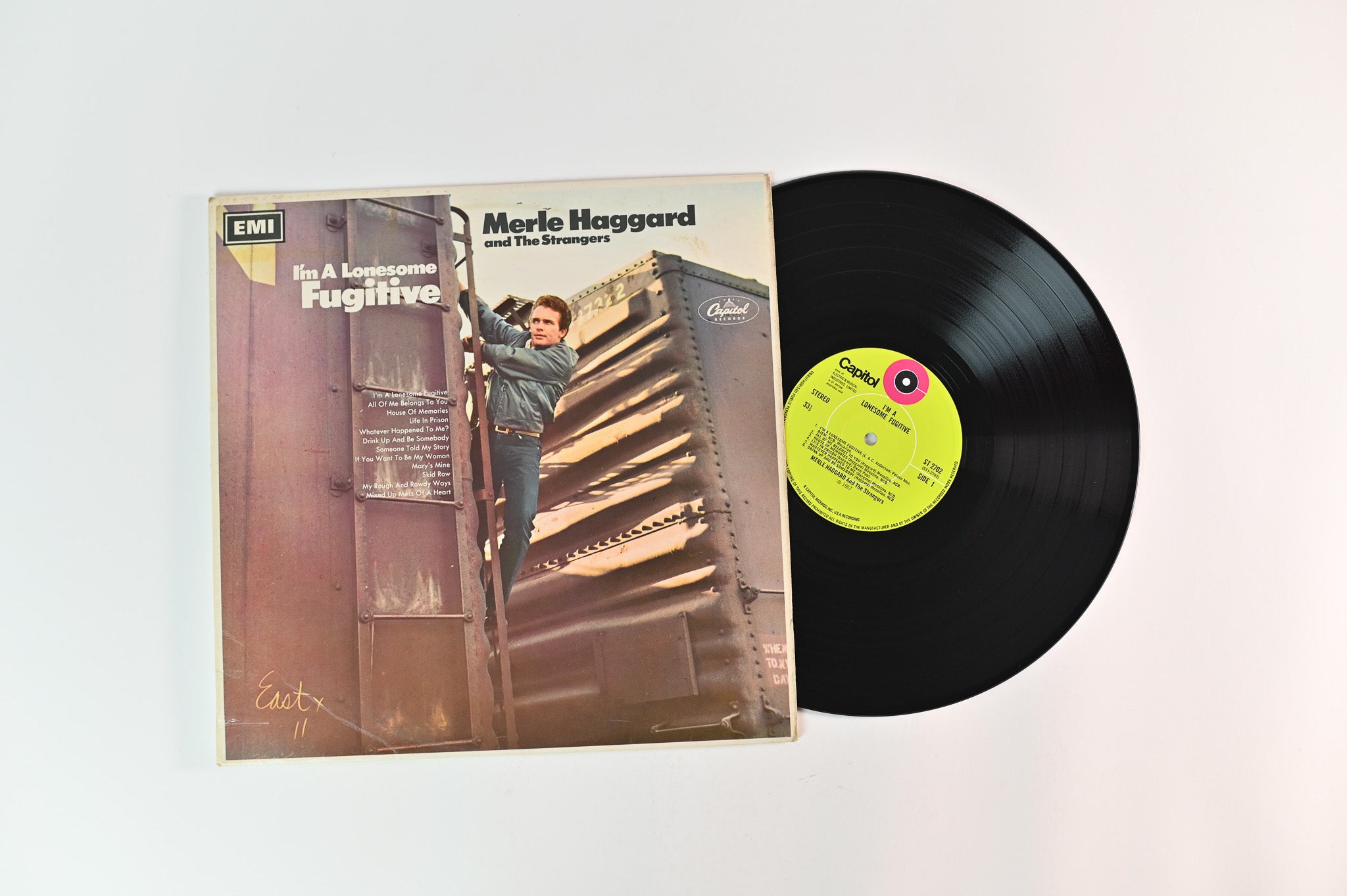 Merle Haggard - I'm A Lonesome Fugitive on Capitol Records UK Pressing