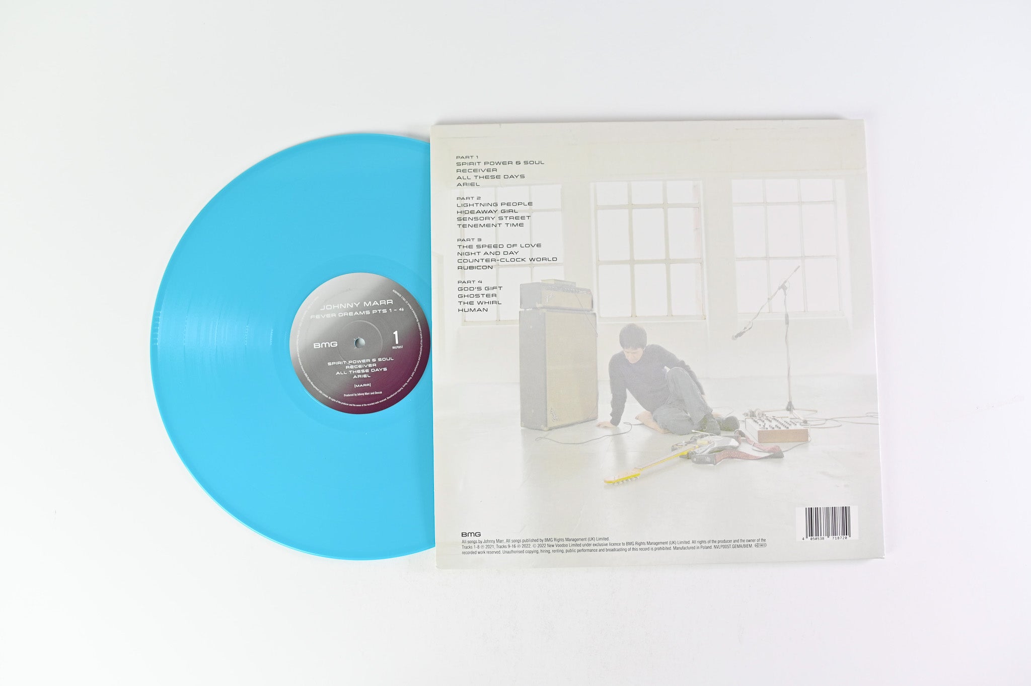 Johnny Marr - Fever Dreams Pts 1-4 on BMG Turquoise Vinyl