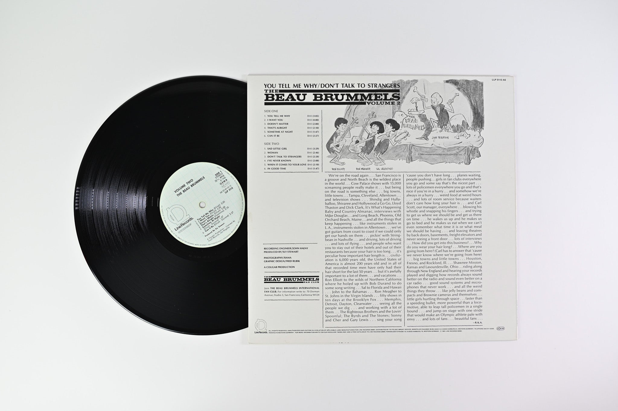 The Beau Brummels - Volume 2 on Line Records German Reissue