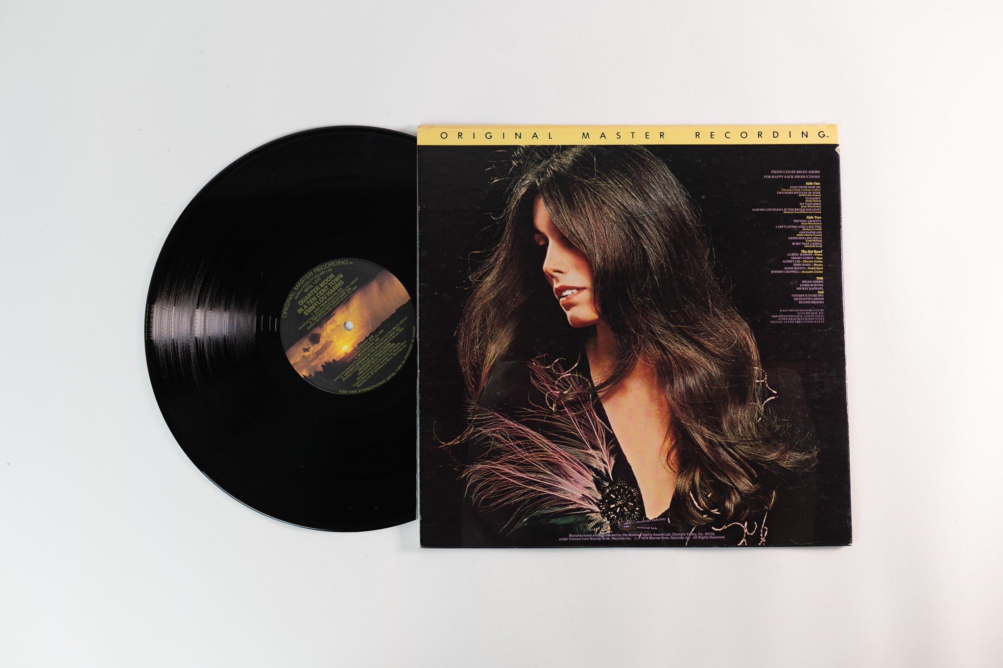 Emmylou Harris - Quarter Moon In A Ten Cent Town Mobile Fidelity Sound Lab MFSL Reissue