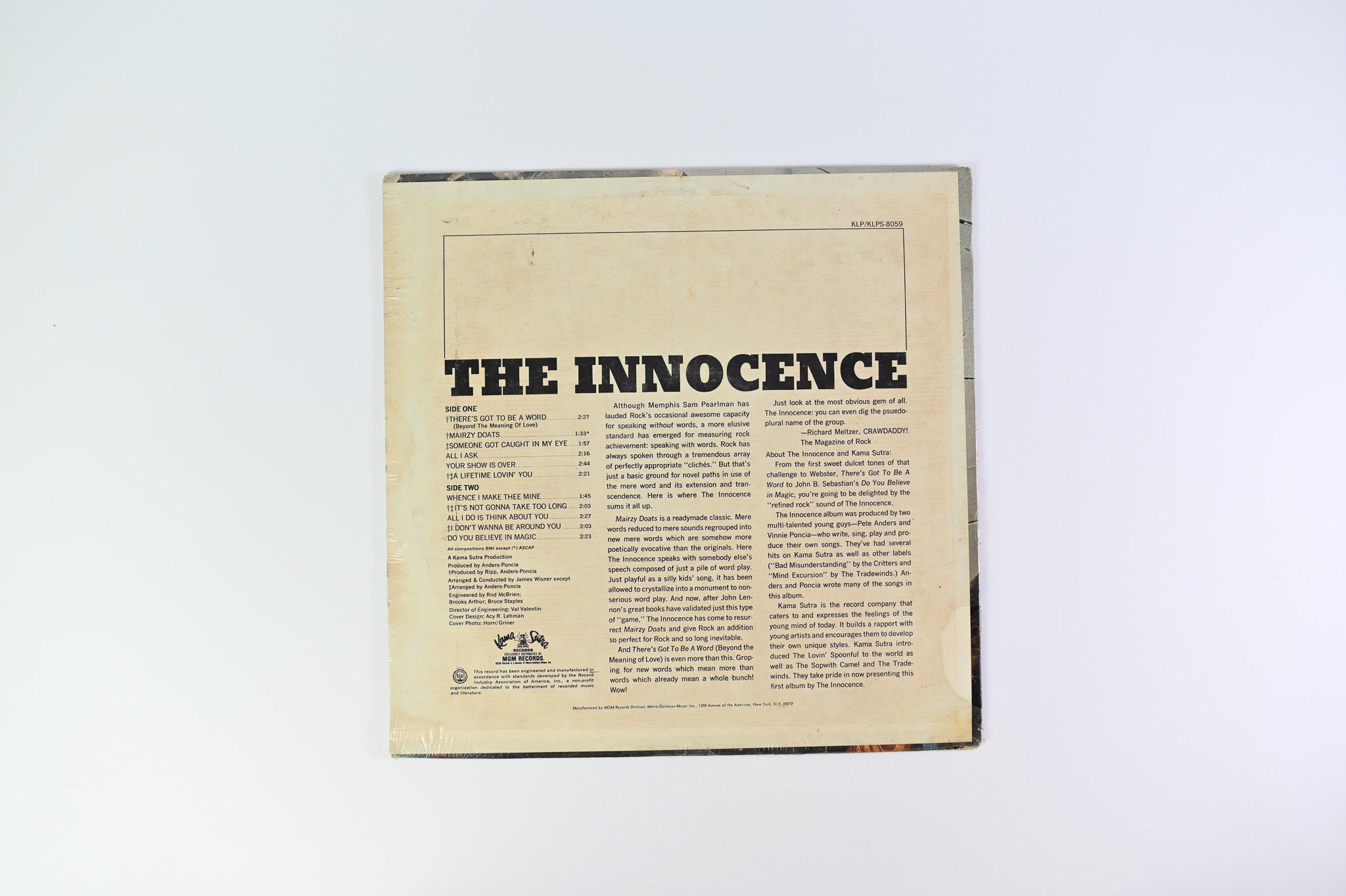 The Innocence - The Innocence on Kama Sutra Sealed