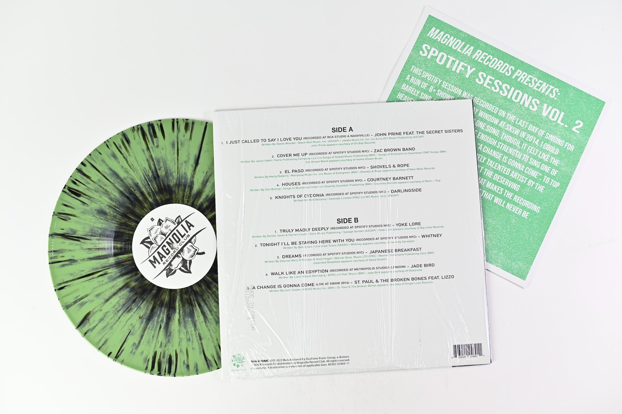 Various - Magnolia Record Club Presents: Spotify Singles Vol. 2 on Magnolia Record Club Olive Splatter Vinyl