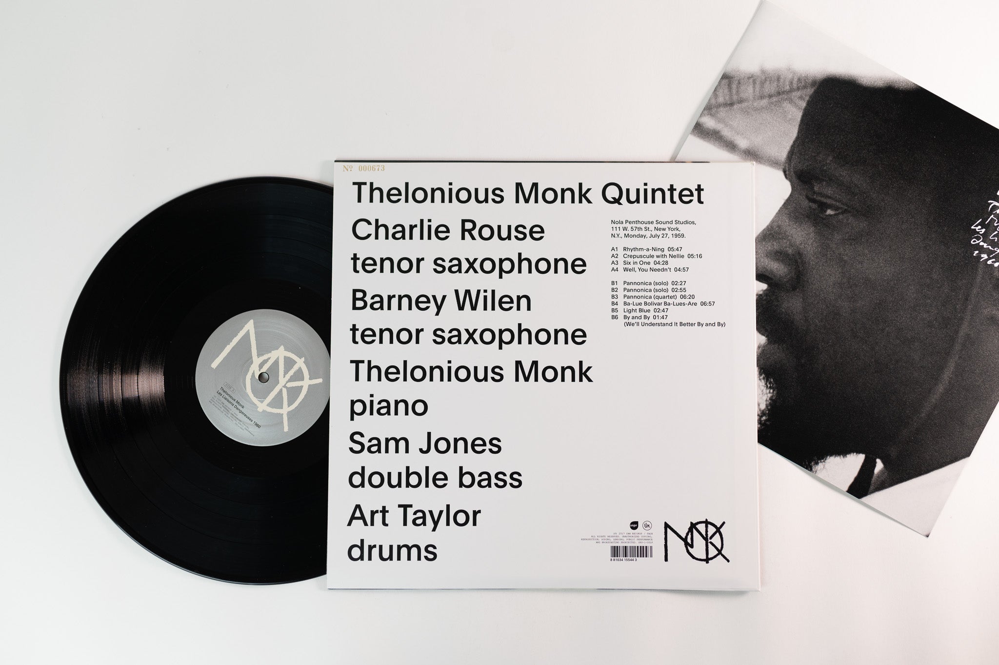 Thelonious Monk - Les Liaisons Dangereuses 1960 on Sam Records Ltd Numbered 200 Gram