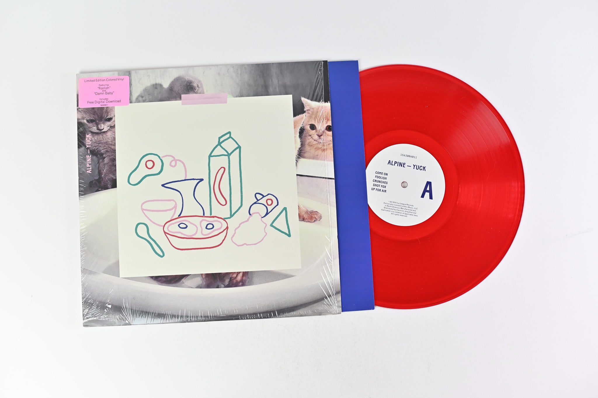 Alpine - Yuck on Votiv/Ivy League Records Red Transparent Vinyl