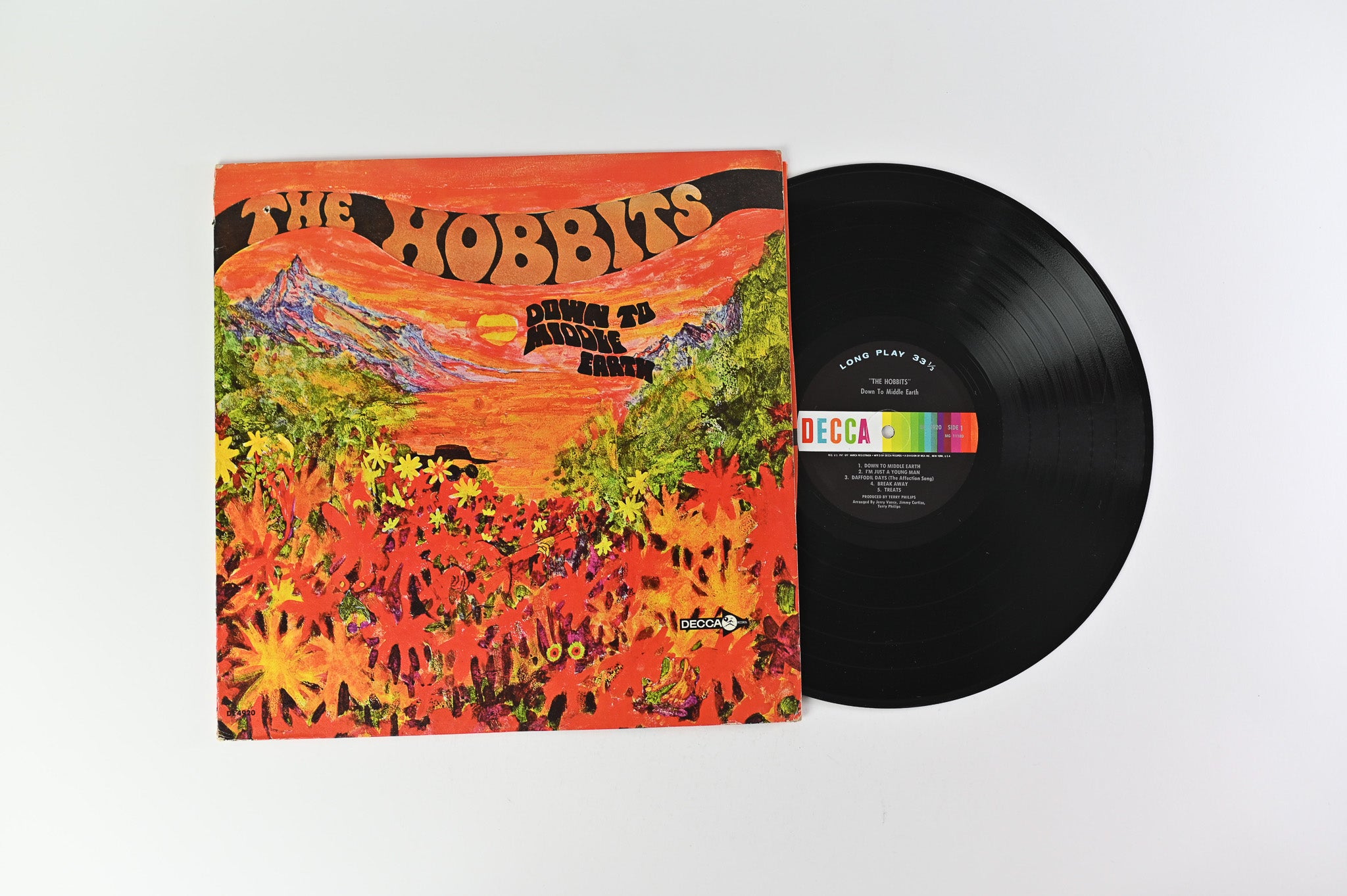 The Hobbits - Down To Middle Earth on Decca Mono