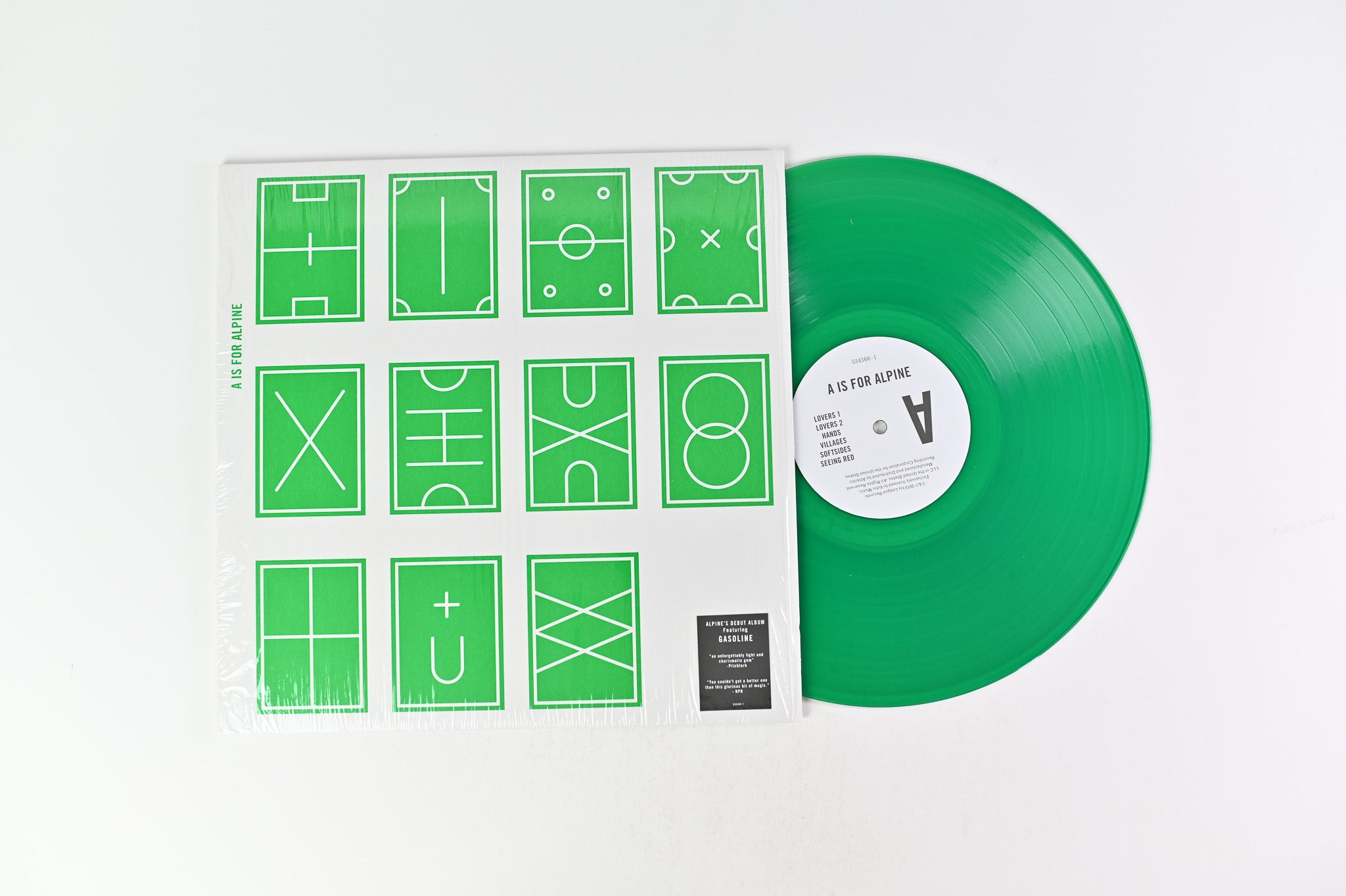 Alpine - A Is For Alpine on Ivy League Records Green Transparent Vinyl