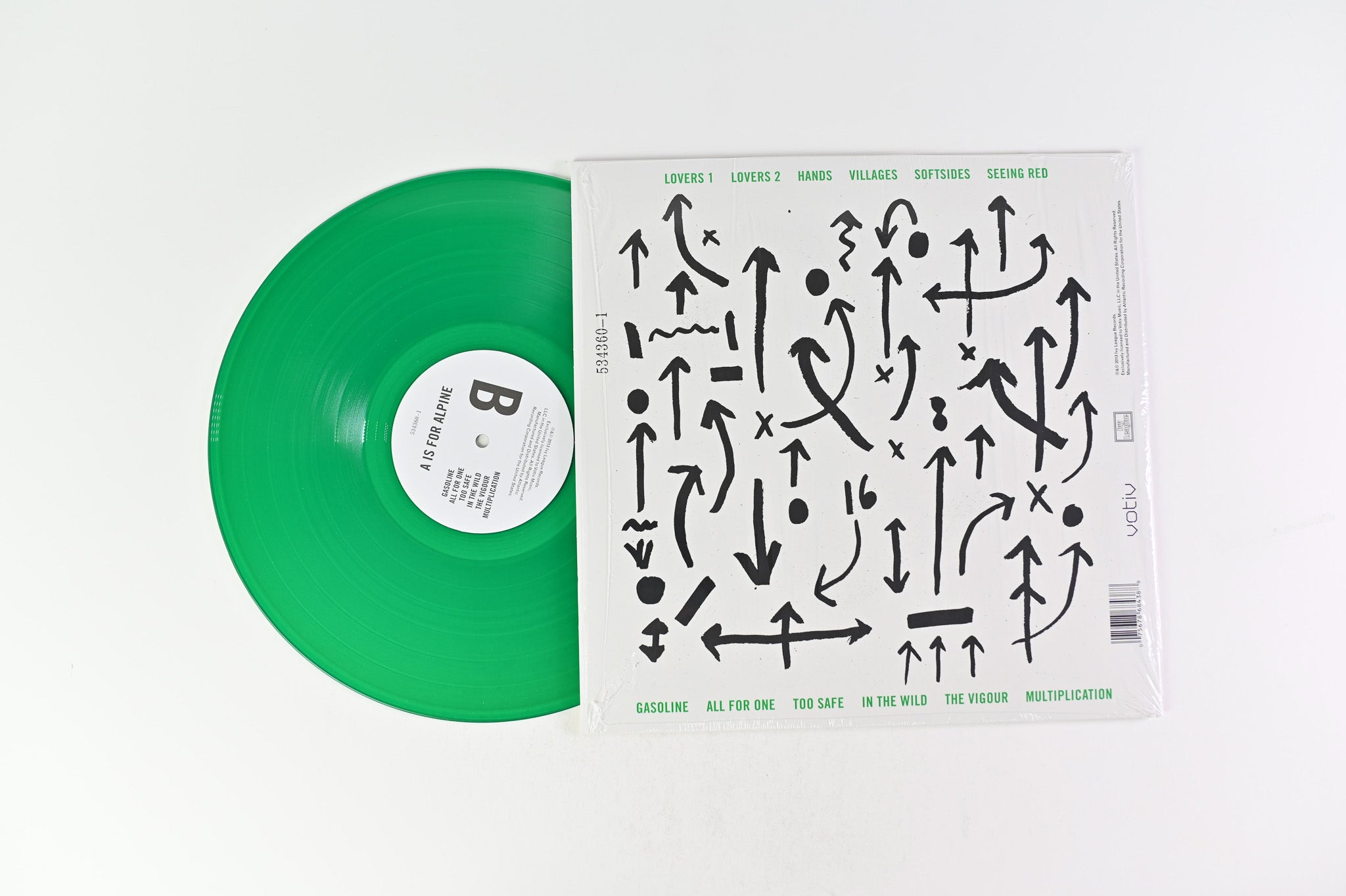 Alpine - A Is For Alpine on Ivy League Records Green Transparent Vinyl