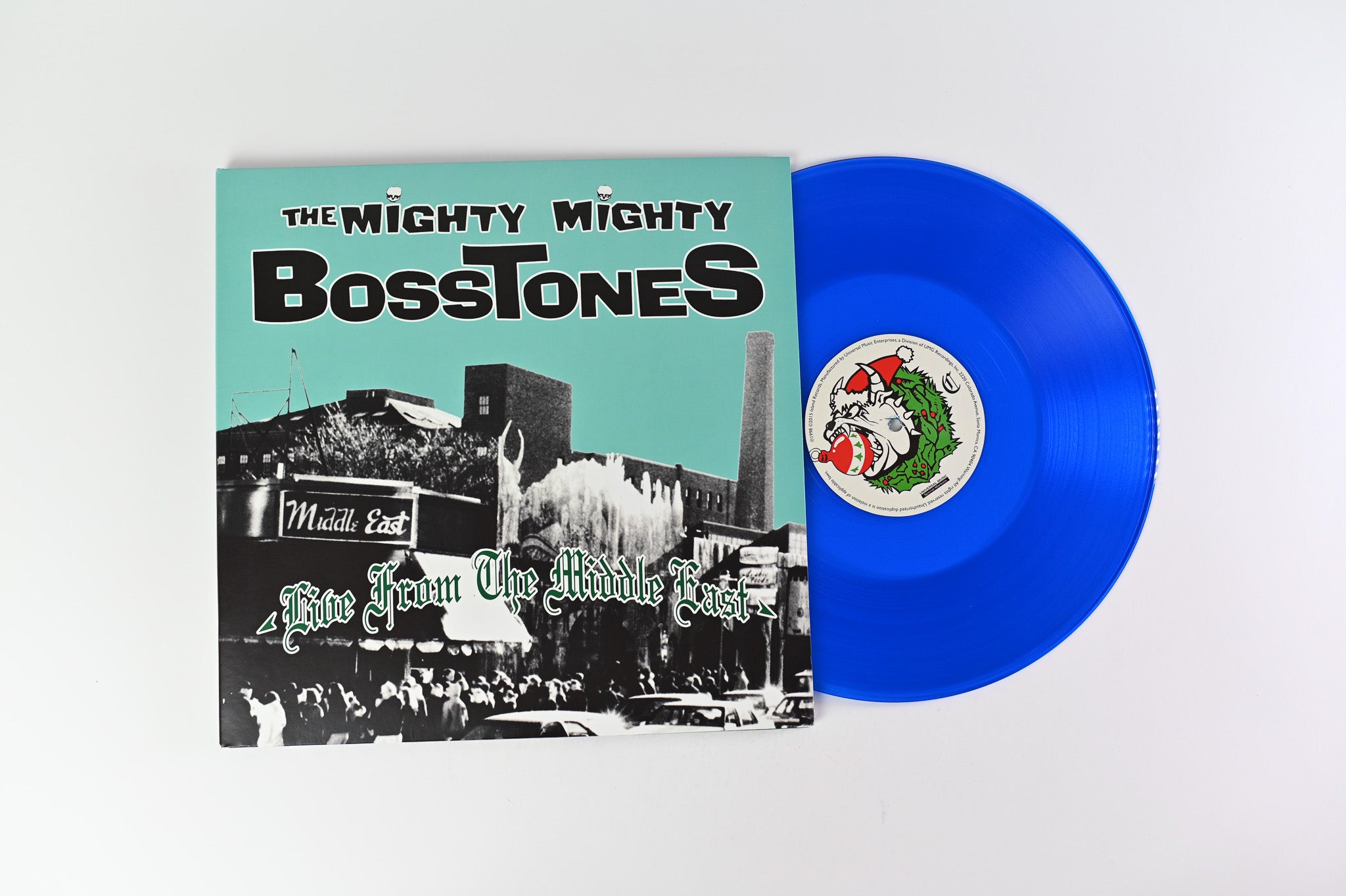 The Mighty Mighty Bosstones - Live From The Middle East Reissue on Asbestos Records Blue Translucent Vinyl