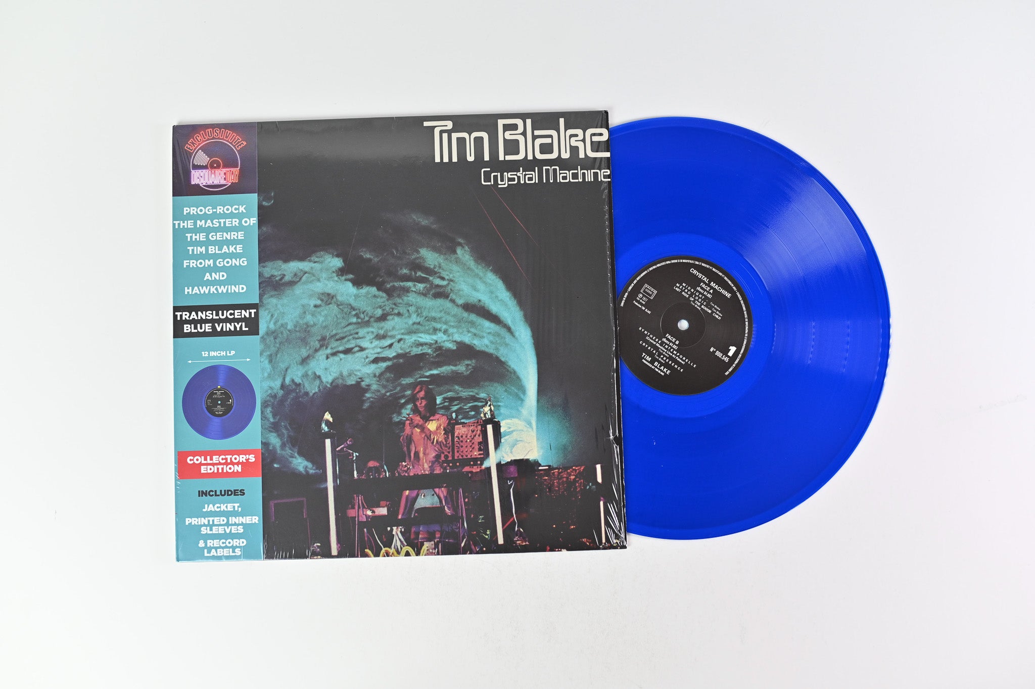 Tim Blake - Crystal Machine on Culture Factory Reissue on Translucent Blue Vinyl