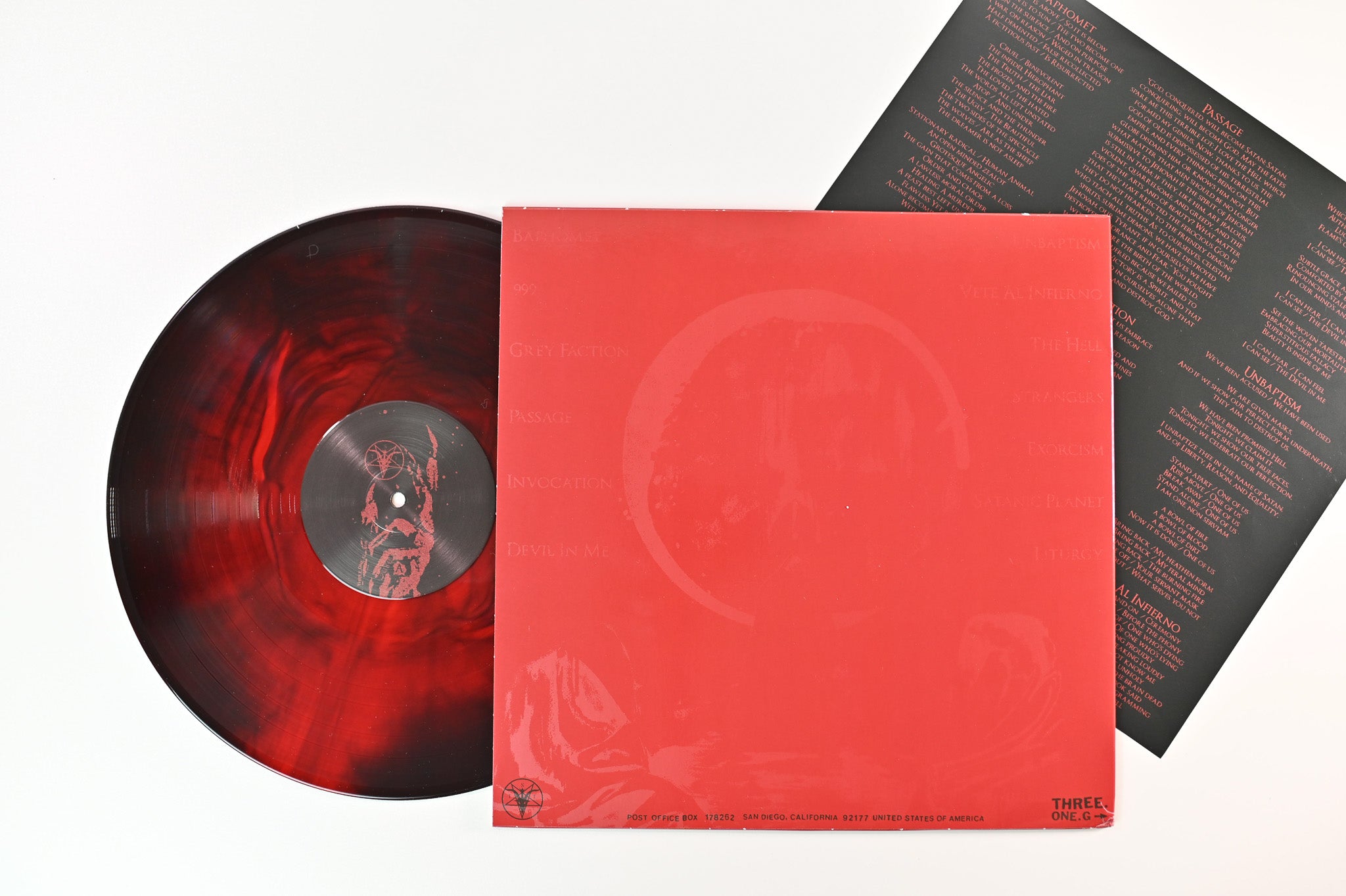 Satanic Planet - Satanic Planet on Three One G Ltd. Red & Black Galaxy Merge