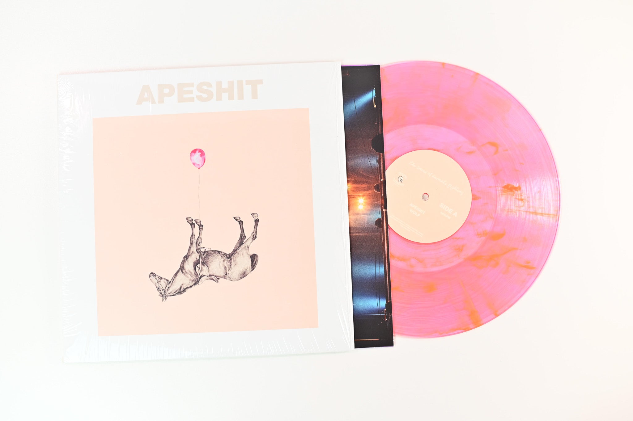 The Sound Of Animals Fighting - Apeshit on Born Losers Records Clear Pink w/ Orange Swirl 45 RPM