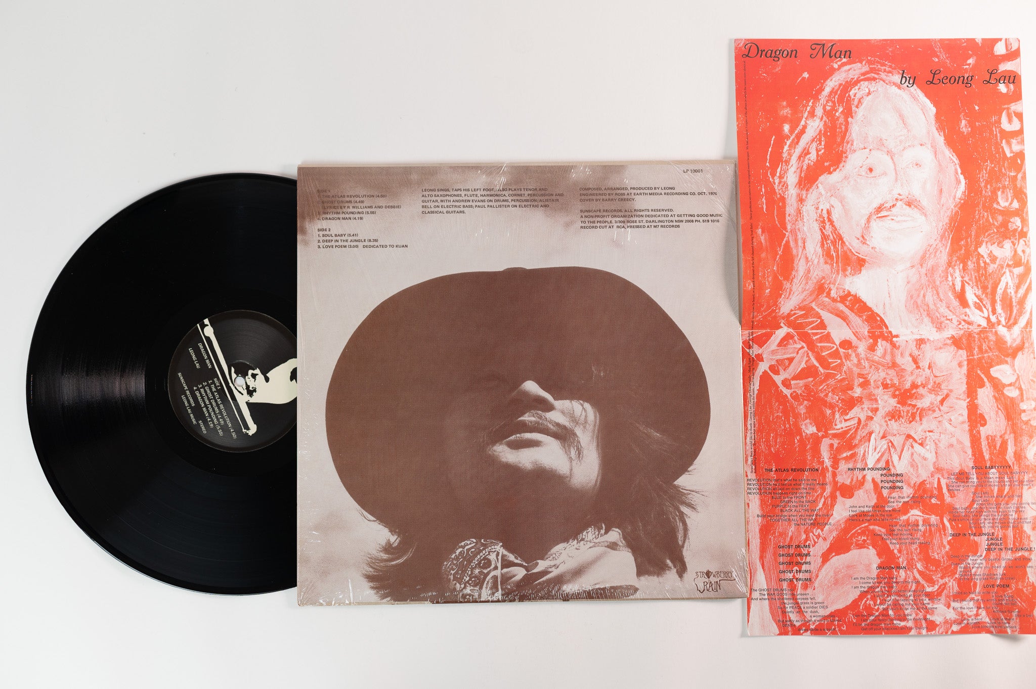 Leong Lau - Dragon Man on Strawberry Rain Reissue