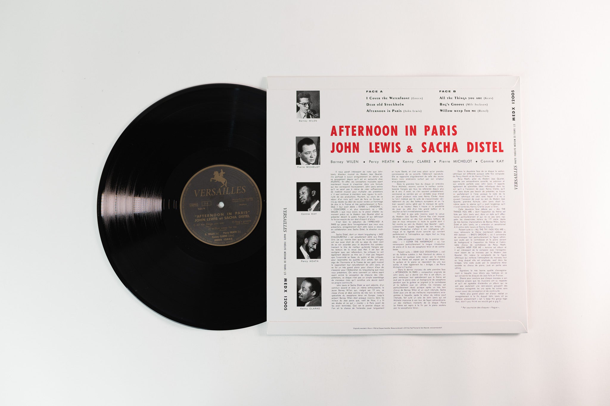 John Lewis - Afternoon In Paris on Sam Records Reissue