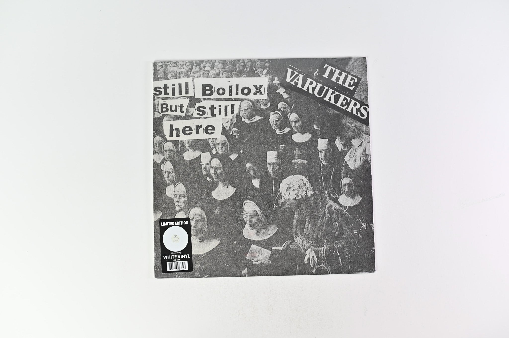 The Varukers - Still Bollox But Still Here on Cleopatra White Vinyl Sealed