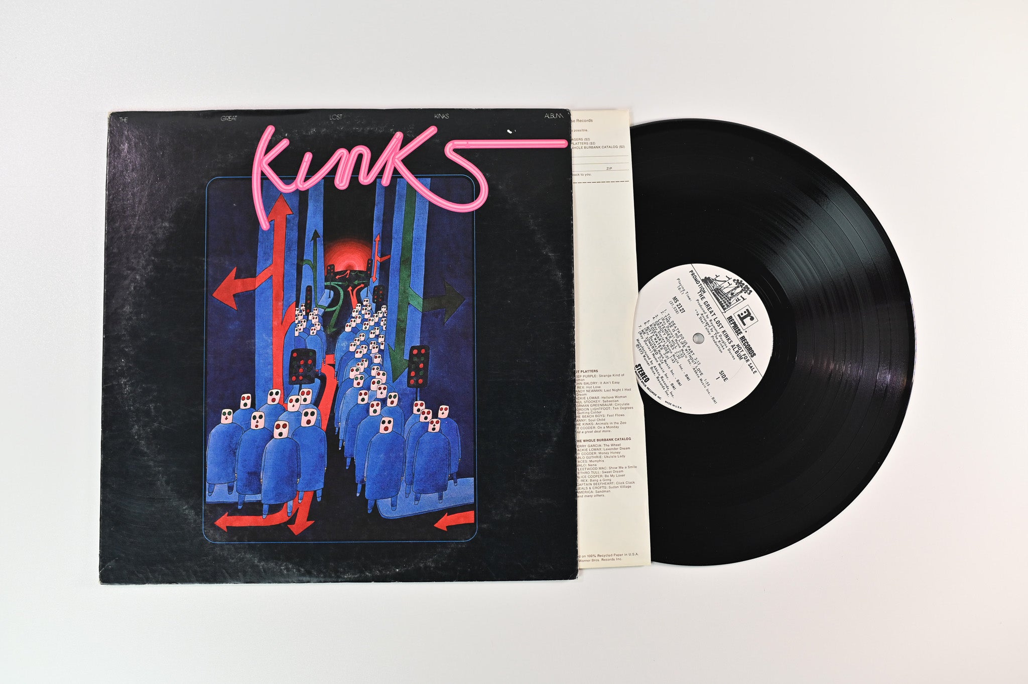 The Kinks - The Great Lost Kinks Album on Reprise Promo