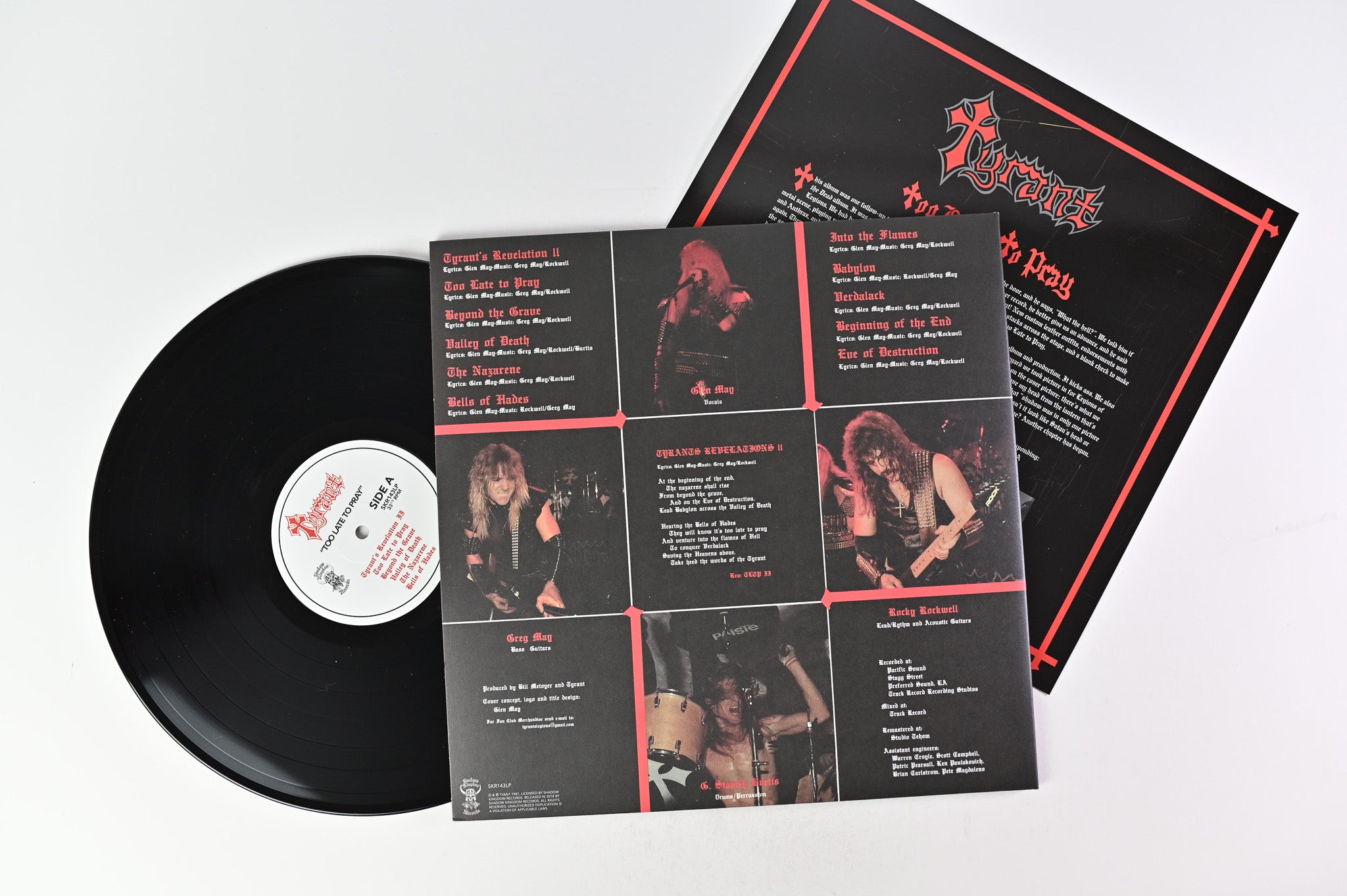 Tyrant - Too Late To Pray on Shadow Kingdom Reissue