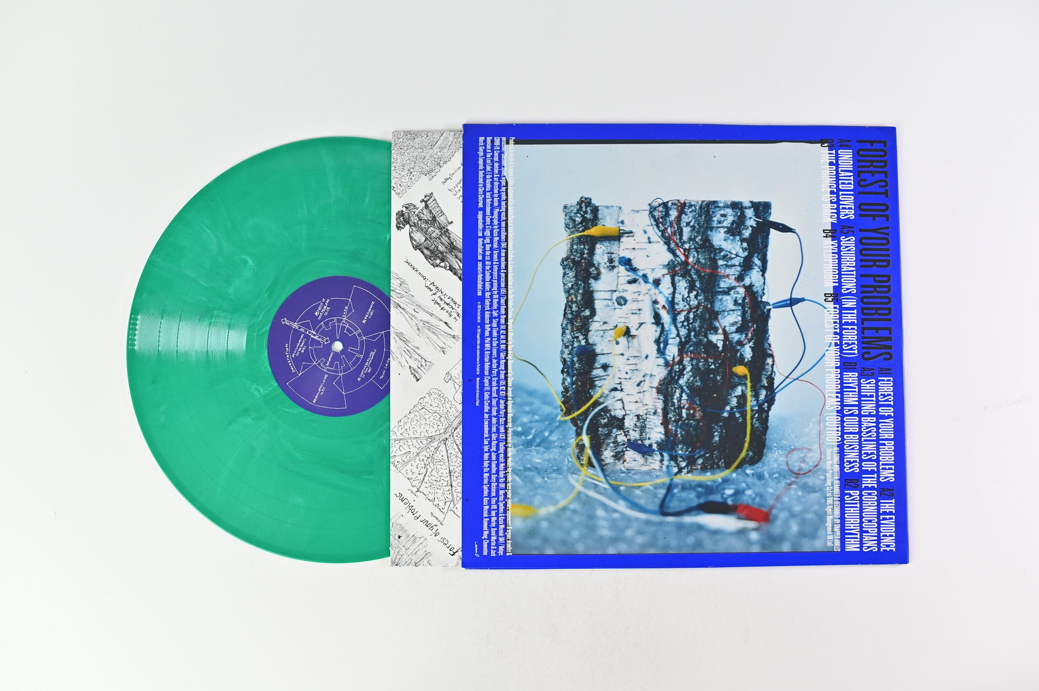 Snapped Ankles - Forest Of Your Problems on Leaf Ltd Protester Edition Green / White Vinyl