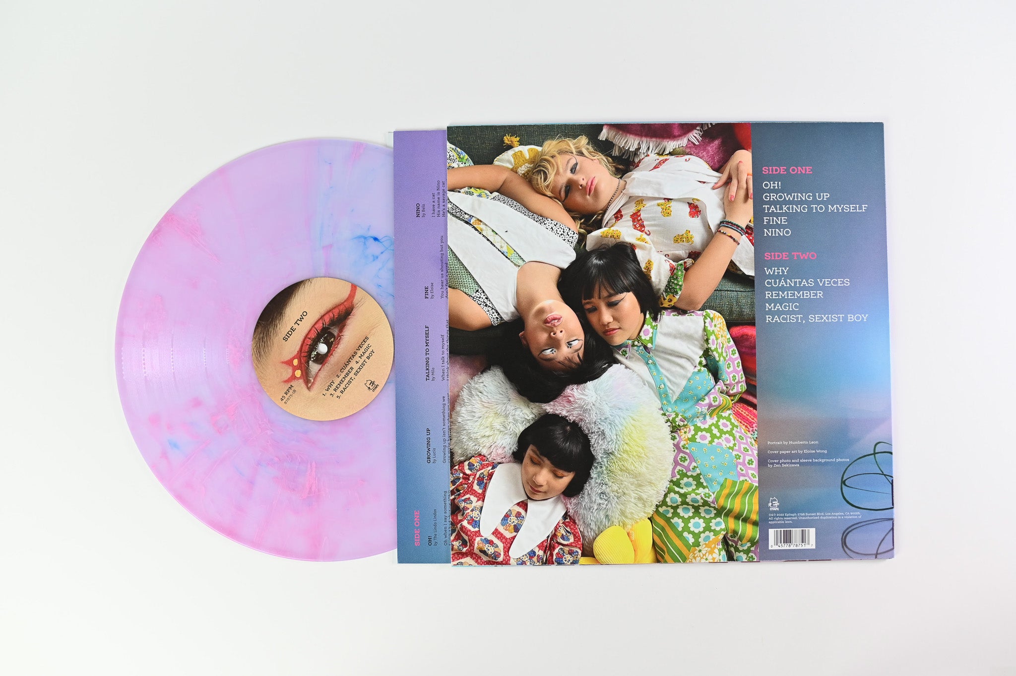 The Linda Lindas - Growing Up on Epitaph Ltd Purple & Blue Galaxy