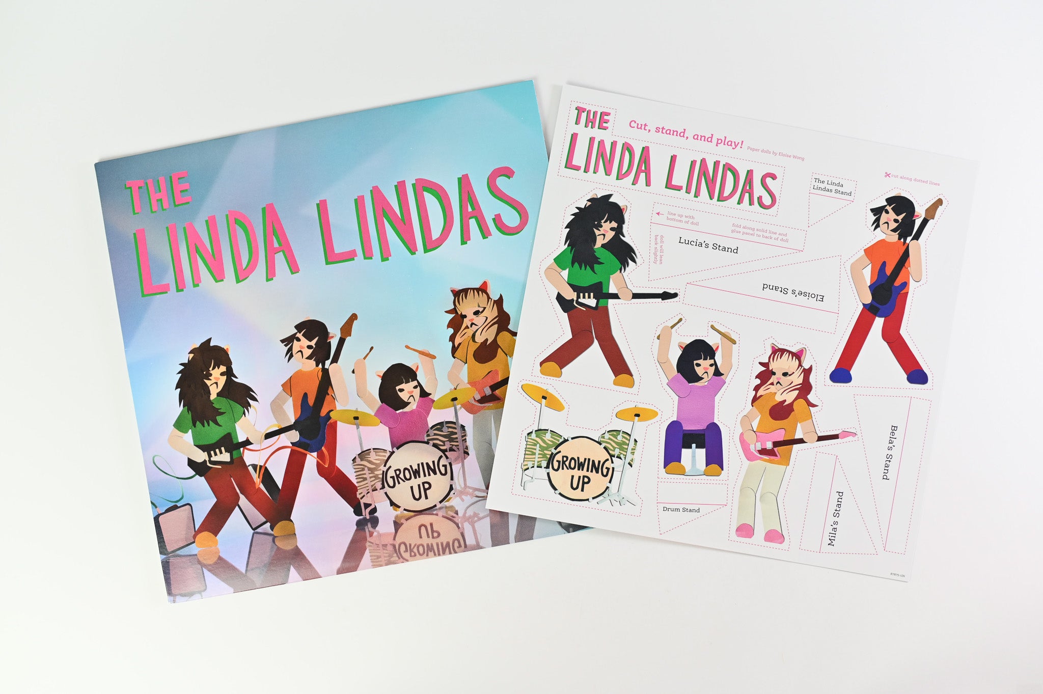 The Linda Lindas - Growing Up on Epitaph Ltd Purple & Blue Galaxy