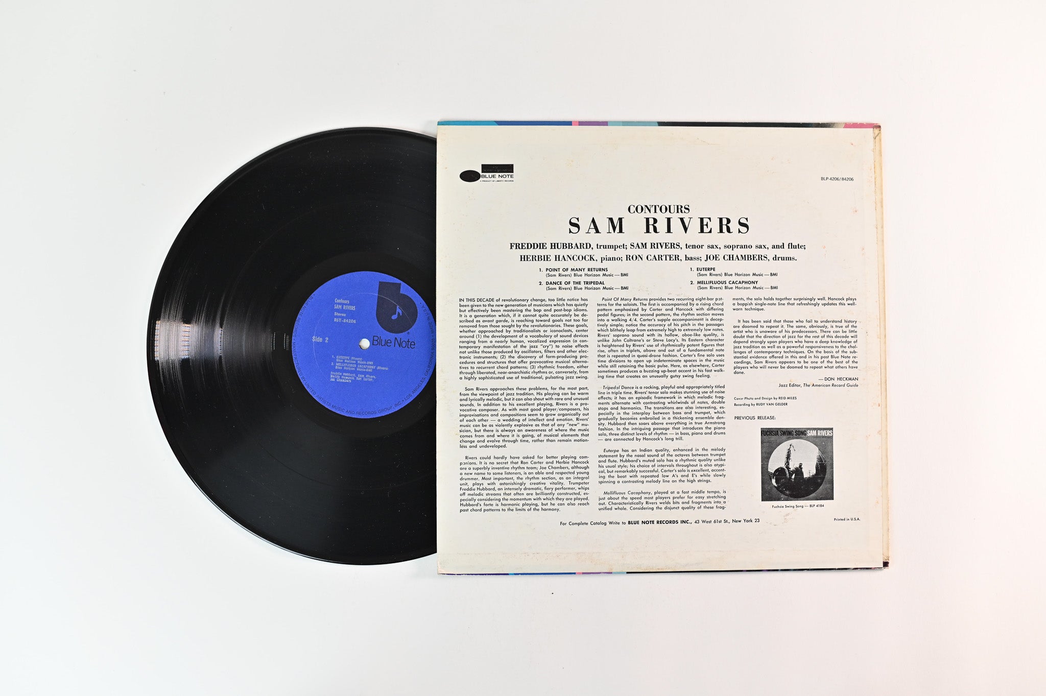 Sam Rivers - Contours on Blue Note Reissue