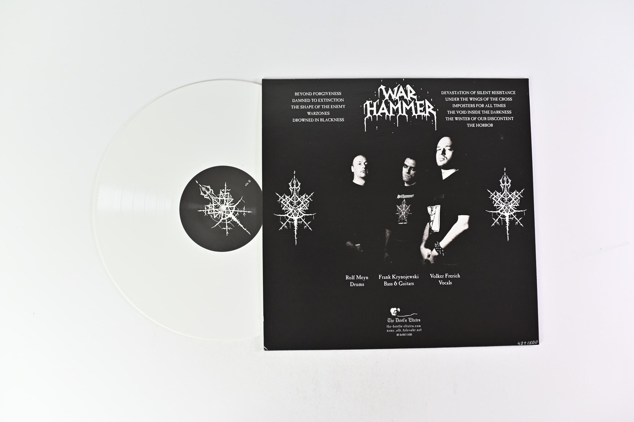 Warhammer - The Winter Of Our Discontent on The Devil's Elixir's Ltd White Vinyl Reissue