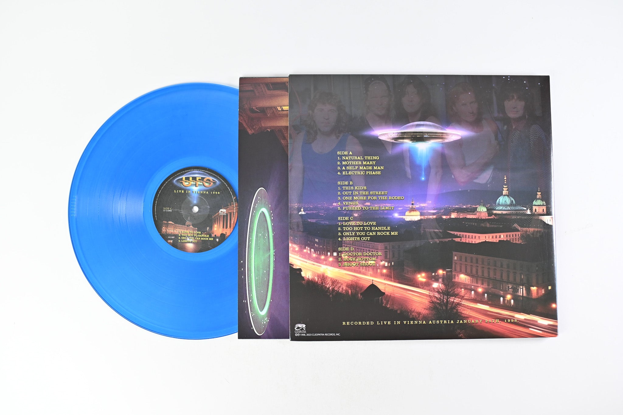 UFO - Live In Vienna 1998 on Cleopatra Blue Vinyl