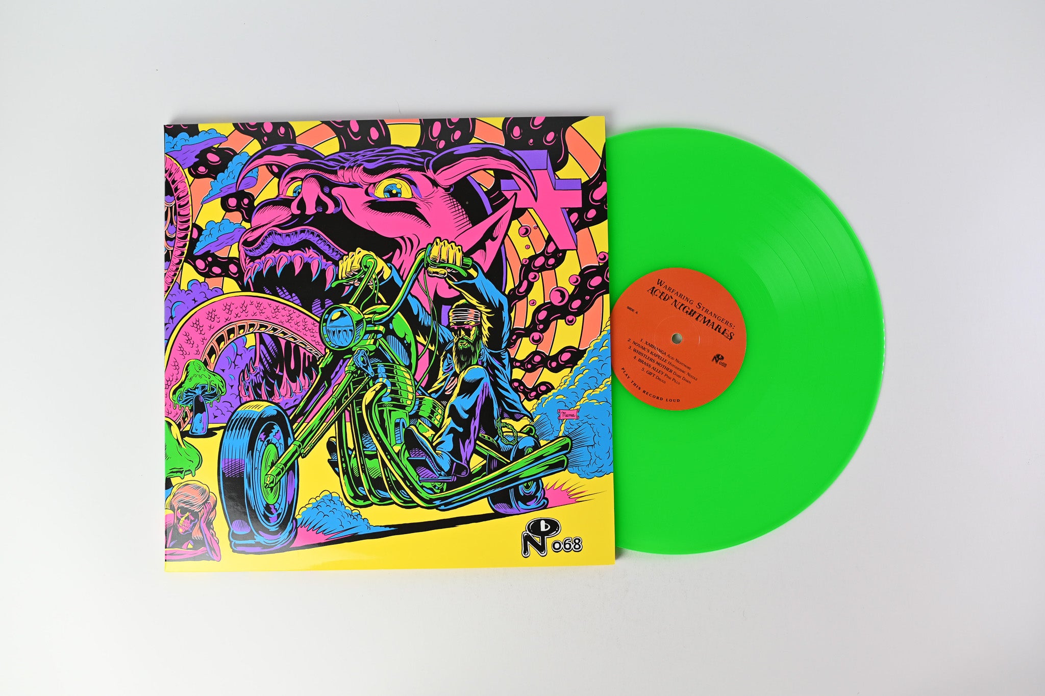 Various - Warfaring Strangers: Acid Nightmares on Numero Group Ltd Neon Green