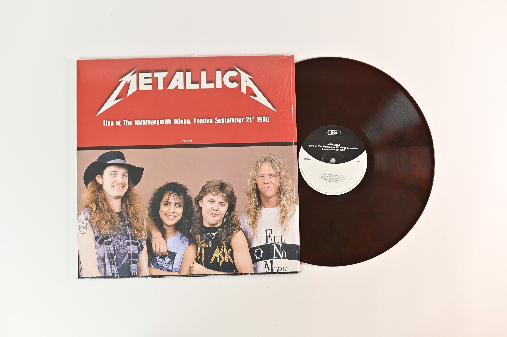 Metallica - Live At The Hammersmith Odeon, London September 21th 1986 Unofficial Dark Red Marble