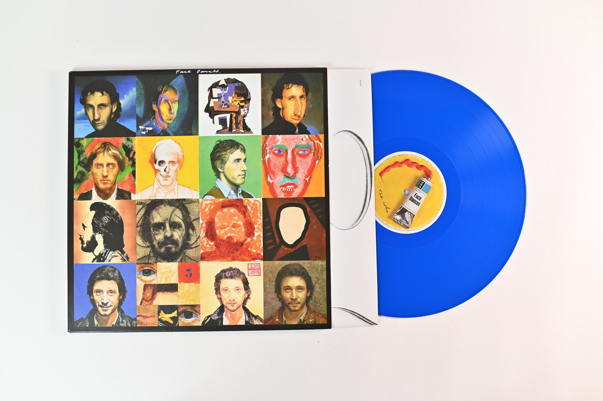 The Who - Face Dances on Polydor RSD 2021 Blue / Yellow Half Speed Master Reissue