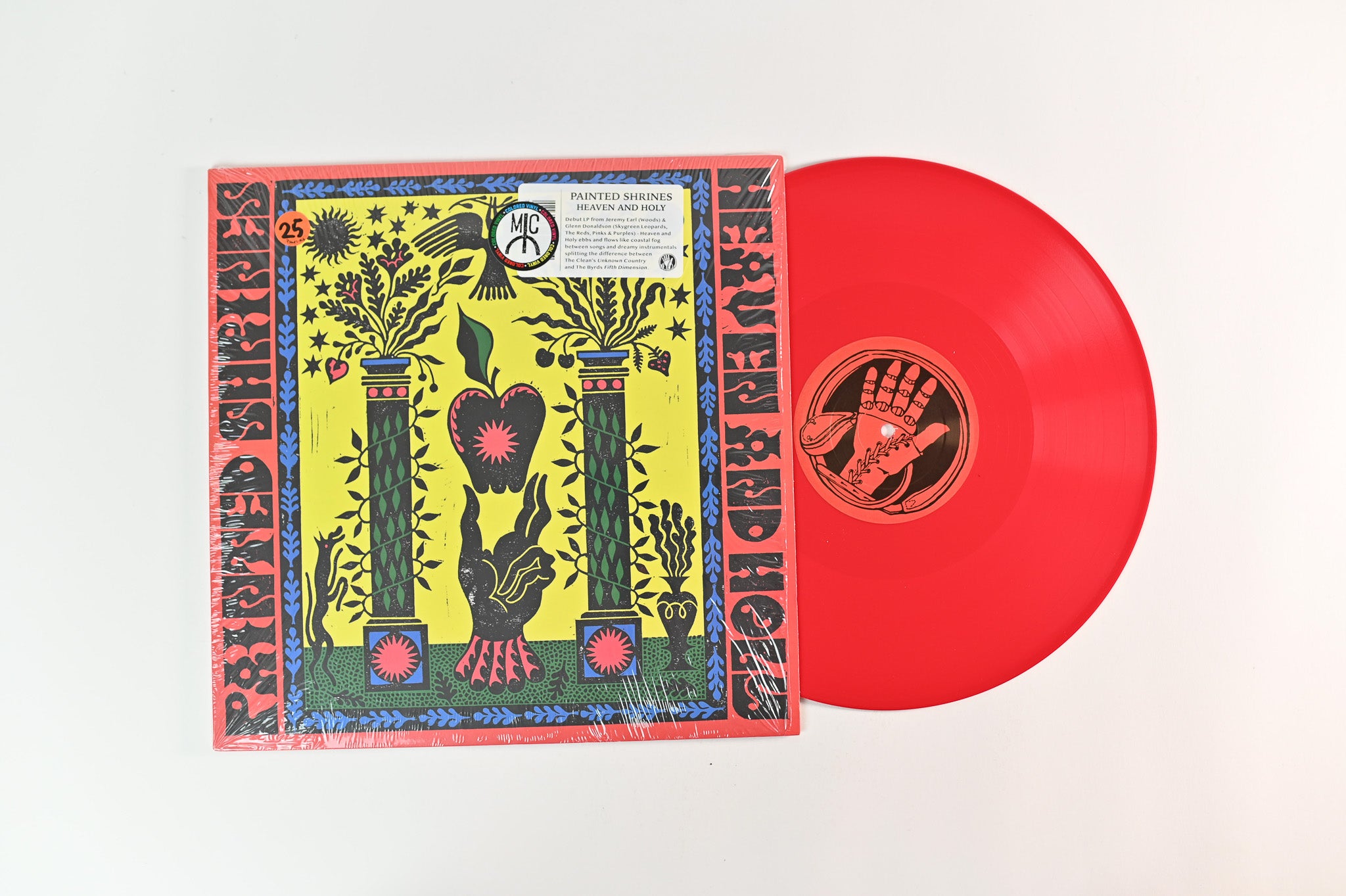 Painted Shrines - Heaven And Holy on Woodsist Ltd Red Vinyl