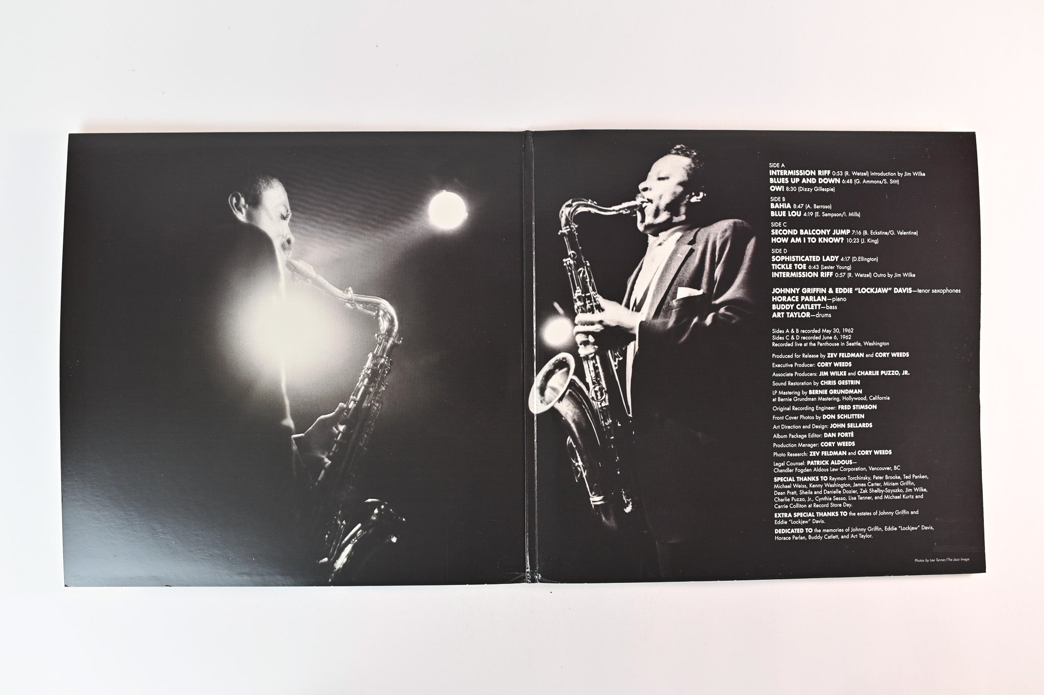 Johnny Griffin - Ow! Live At The Penthouse on Reel to Real RSD BF 2019 Ltd Numbered