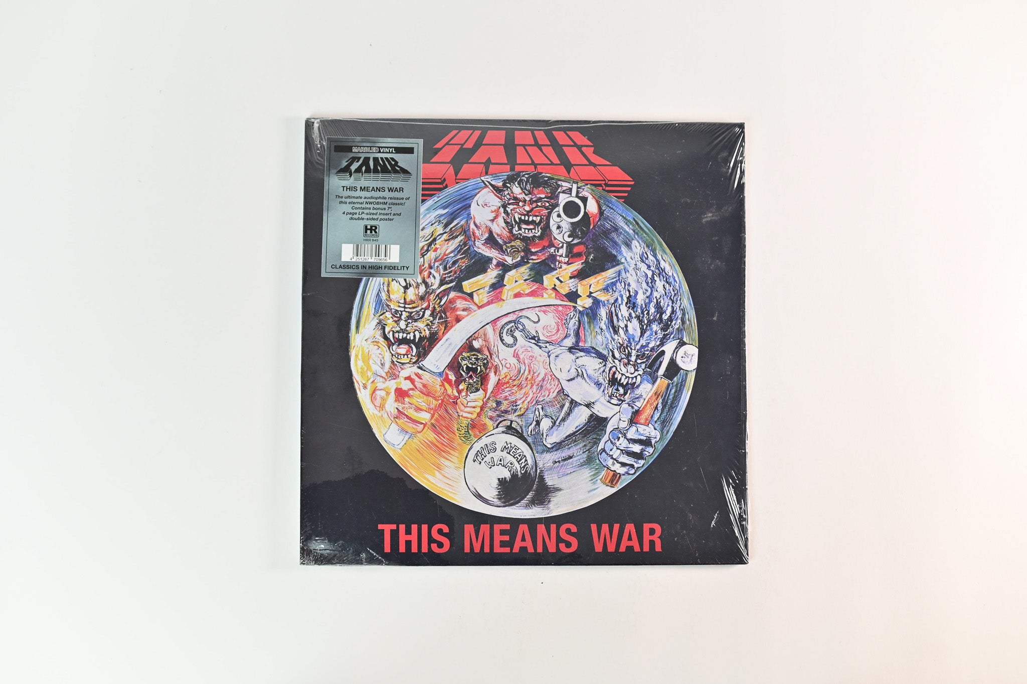 Tank - This Means War on High Roller Ltd Reissue With Bonus 7" Sealed