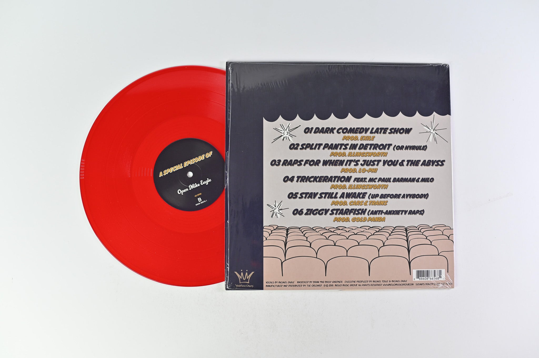 Open Mike Eagle - A Special Episode Of on Mello Music Group Red Translucent Vinyl