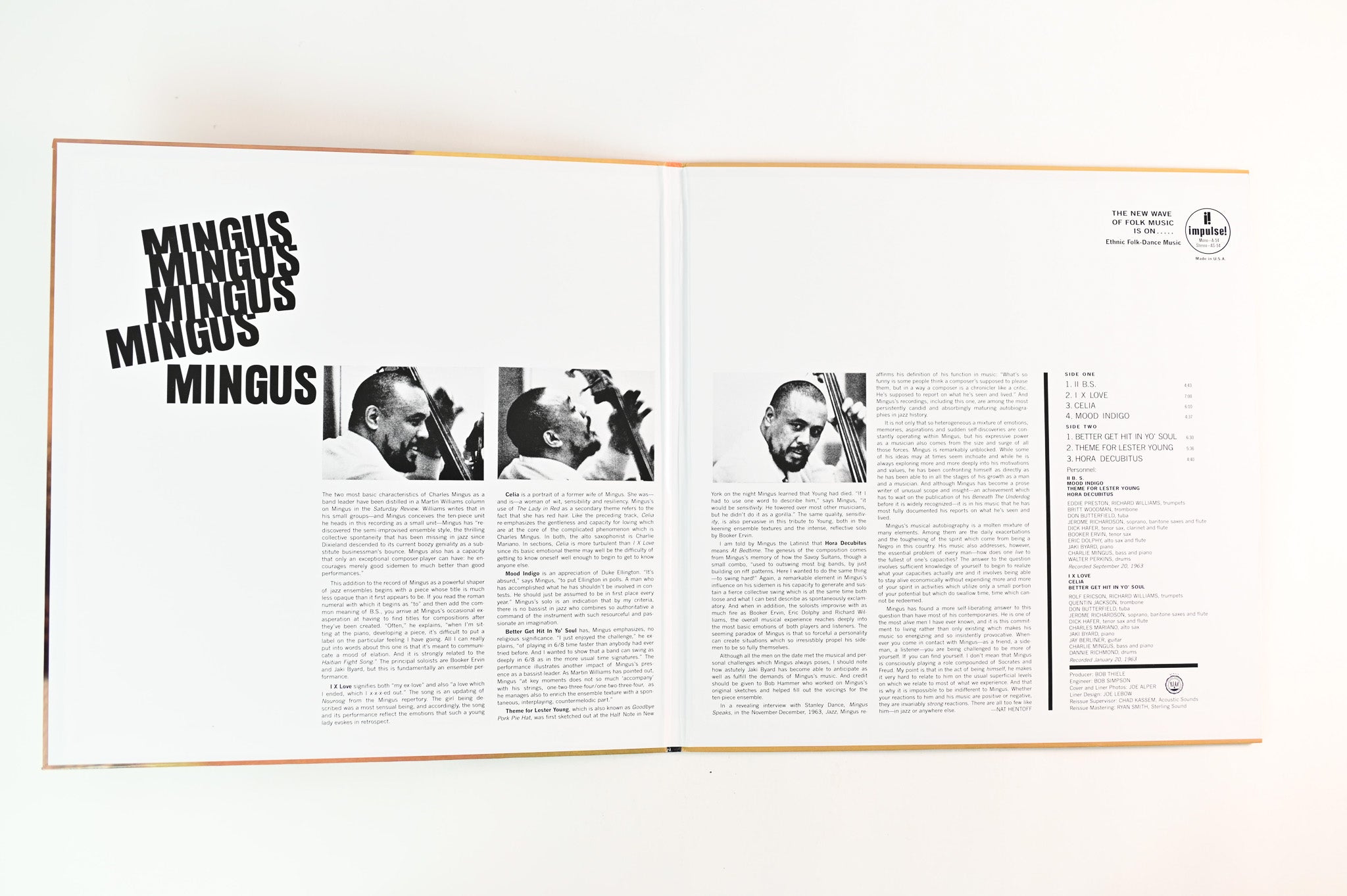 Charles Mingus - Mingus Mingus Mingus Mingus Mingus on Impulse Verve Acoustic Sounds Series Reissue