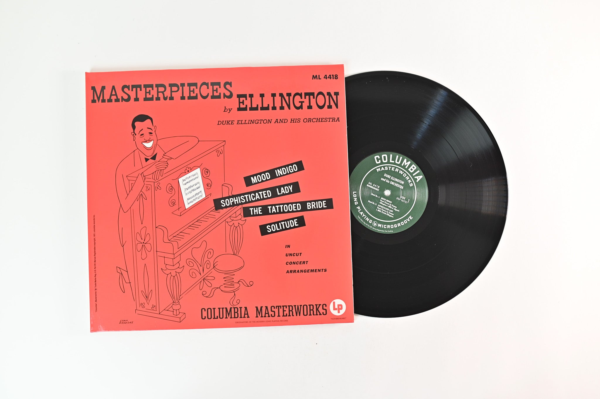 Duke Ellington And His Orchestra - Masterpieces By Ellington on Columbia Pure Pleasure 180 Gram Reissue