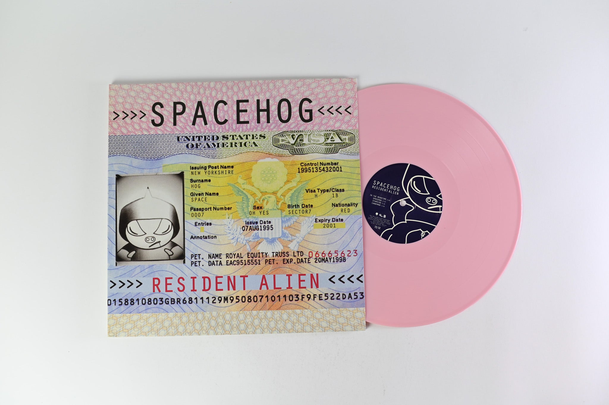 Spacehog - Resident Alien on Real Gone Ltd Pink Vinyl Reissue