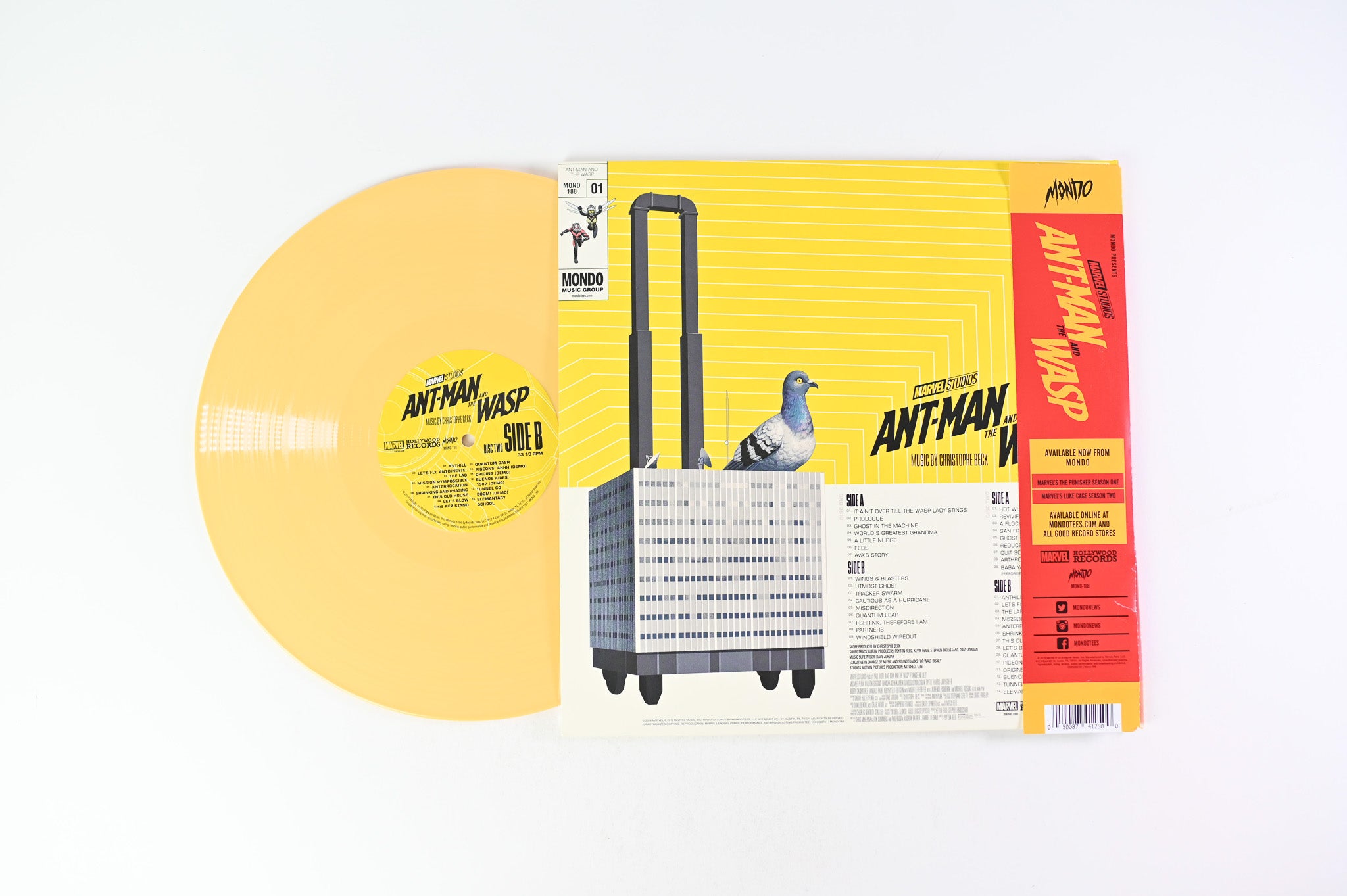 Christophe Beck - Ant-Man and The Wasp - Original Motion Picture Soundtrack on Mondo Red / Yellow Vinyl